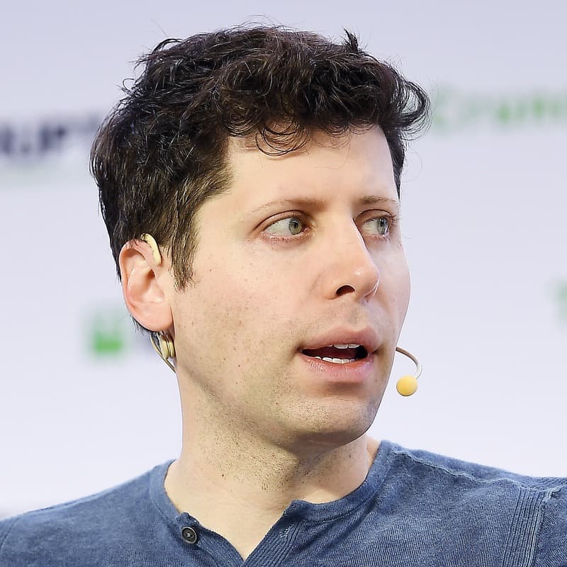 Portrait de Sam Altman, CEO d'OpenAI