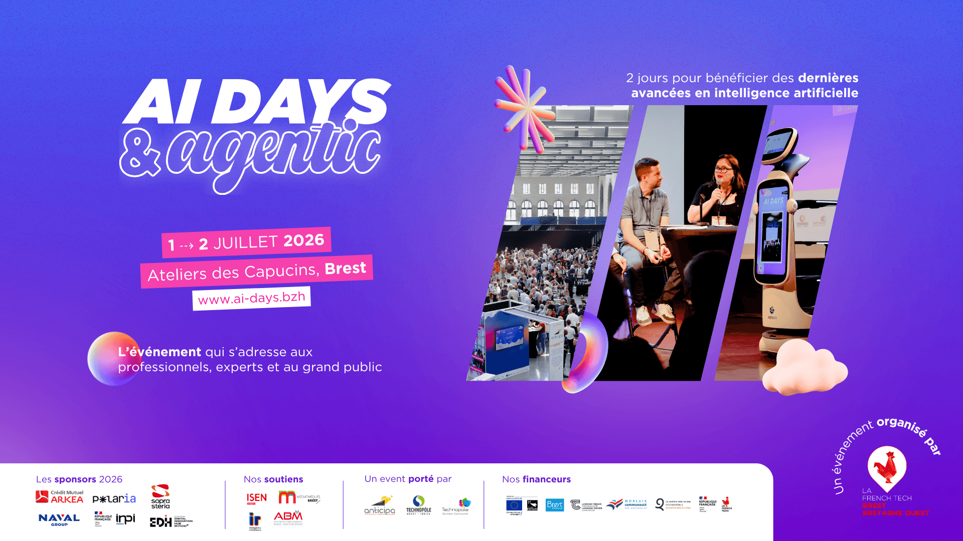 AI DAYS 2026 — Brest, événement Tier 2 sélectionné par Agenda Tech