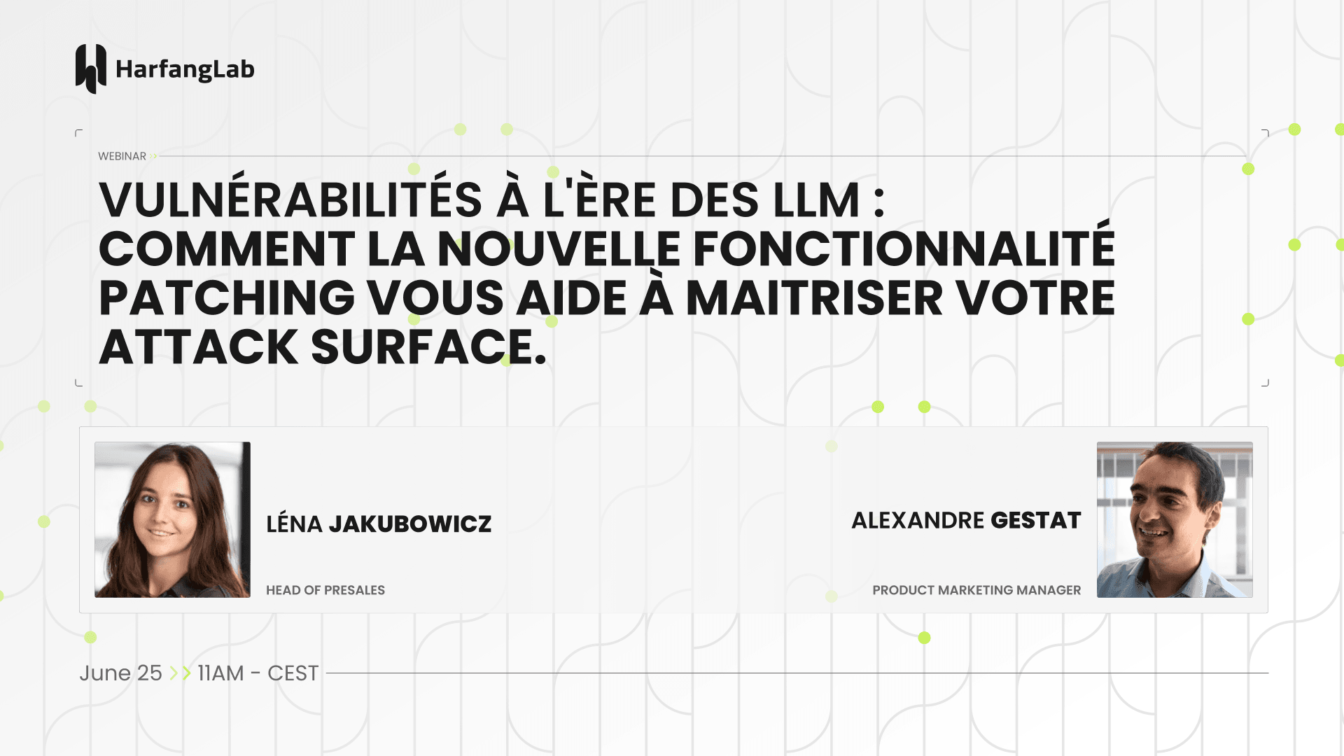 HarfangLab Webinaire, événement Tier 3 sélectionné par Agenda Tech