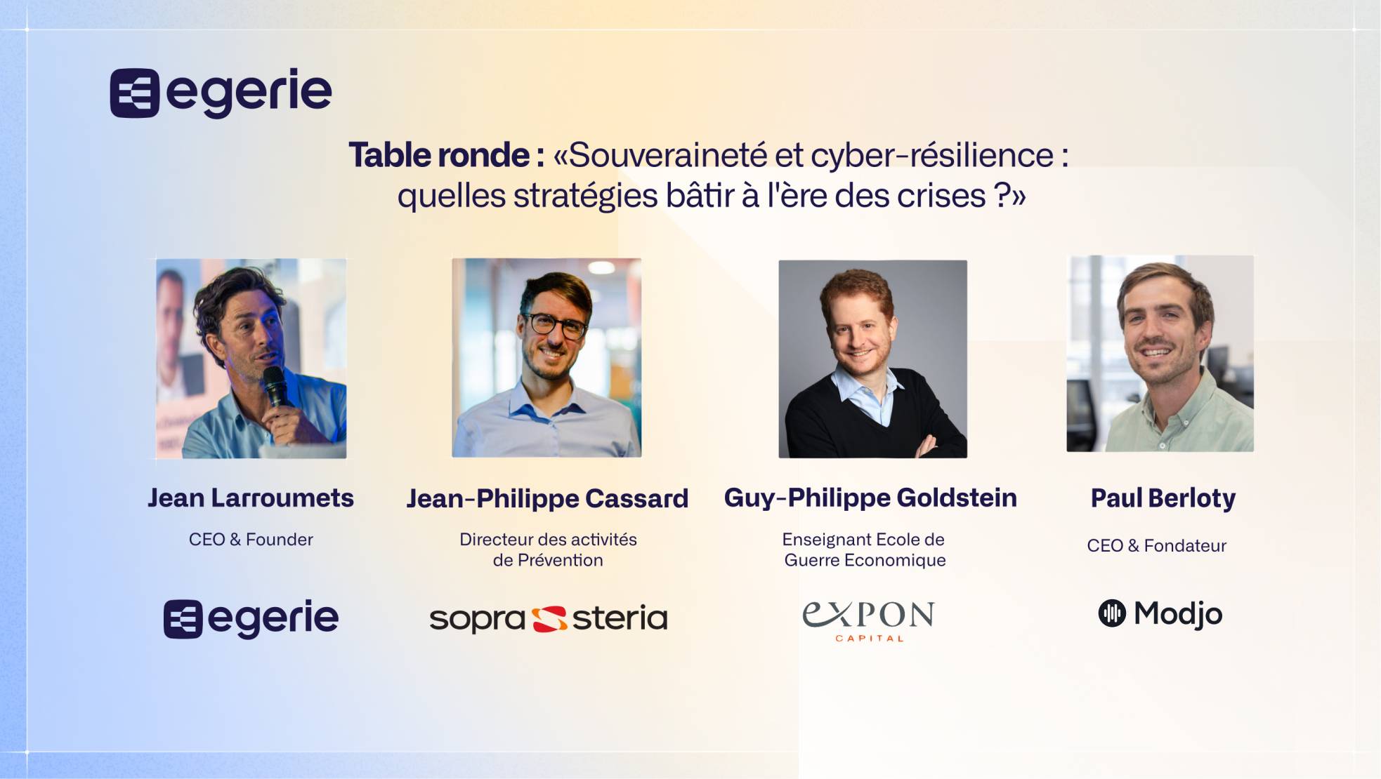 Egerie Inside Club 2026 — Paris, événement Tier 3 sélectionné par Agenda Tech