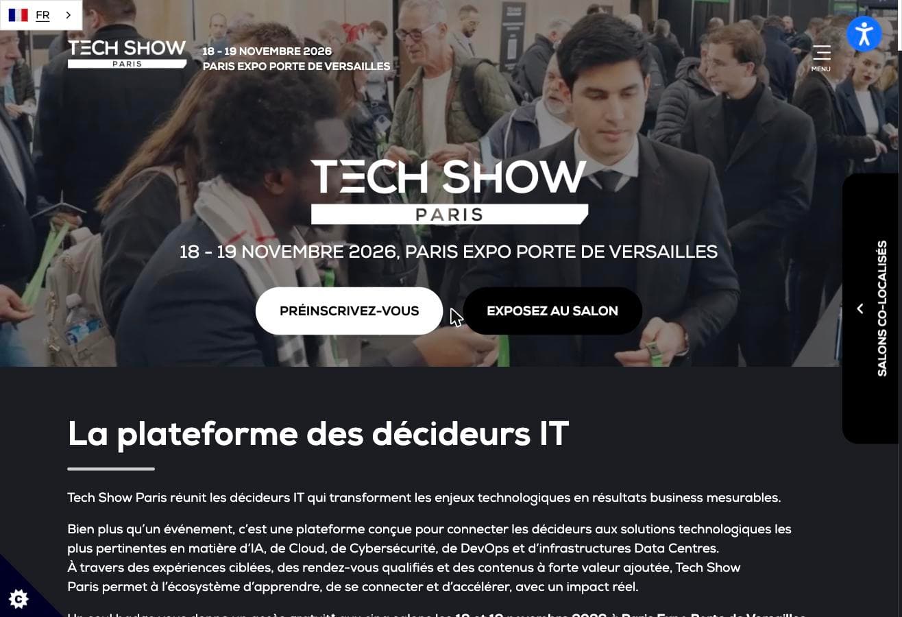 Tech Show Paris — Porte de Versailles, Paris