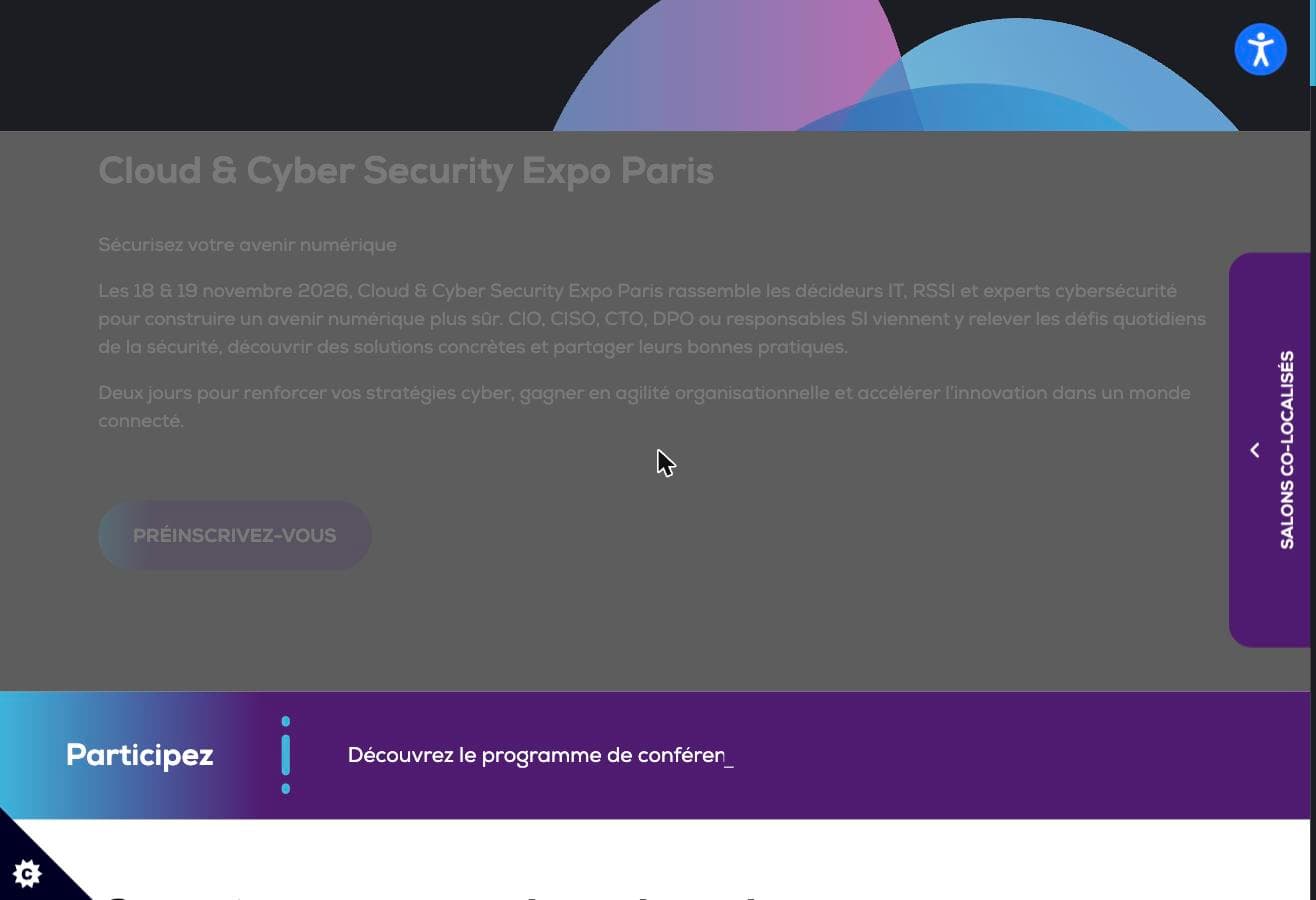 Cloud & Cyber Security Expo — Paris Expo Porte de Versailles
