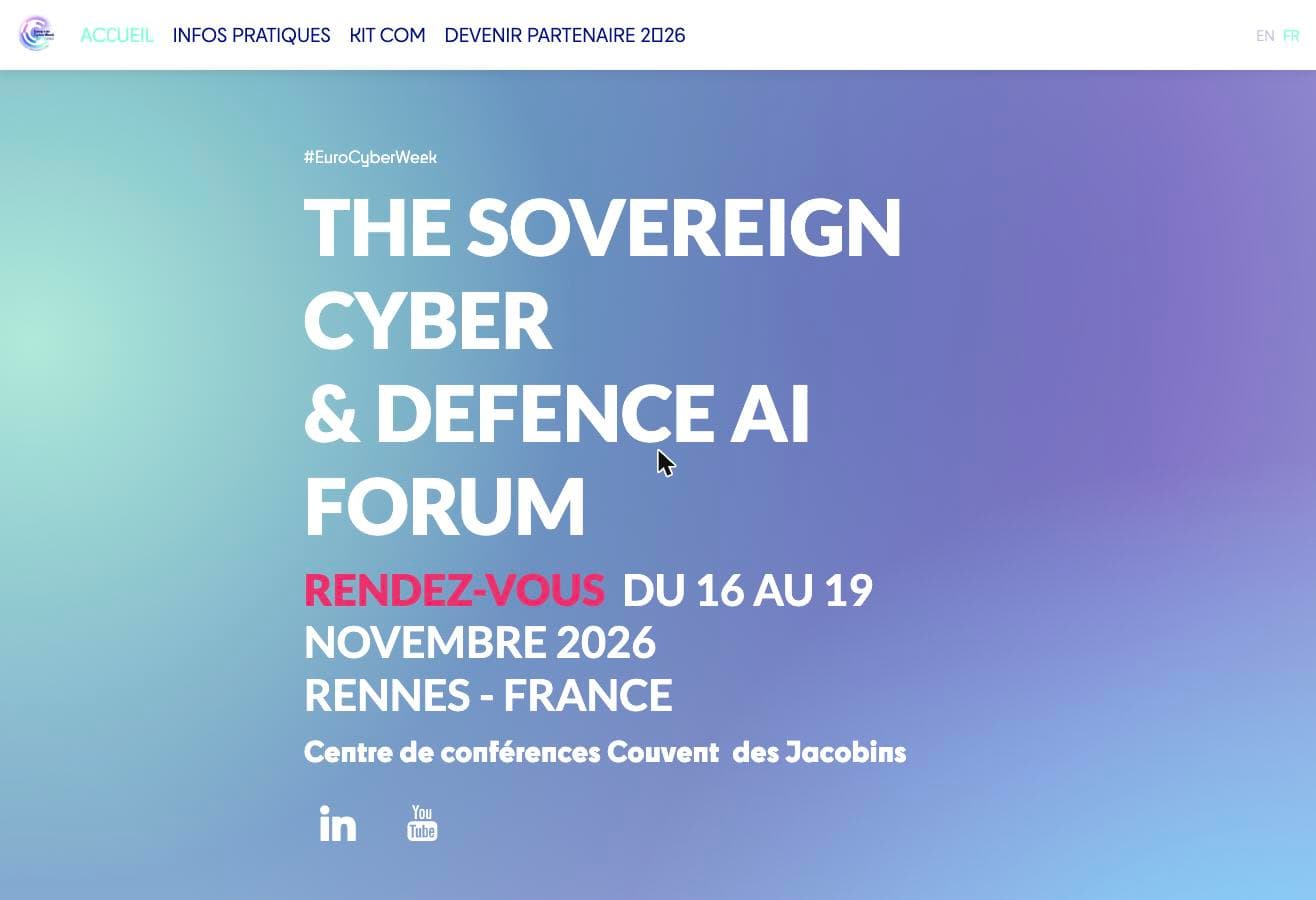 European Cyber Week — Couvent des Jacobins, Rennes