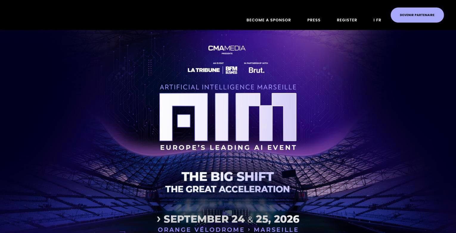 AIM — Artificial Intelligence Marseille 2026 — Orange Vélodrome