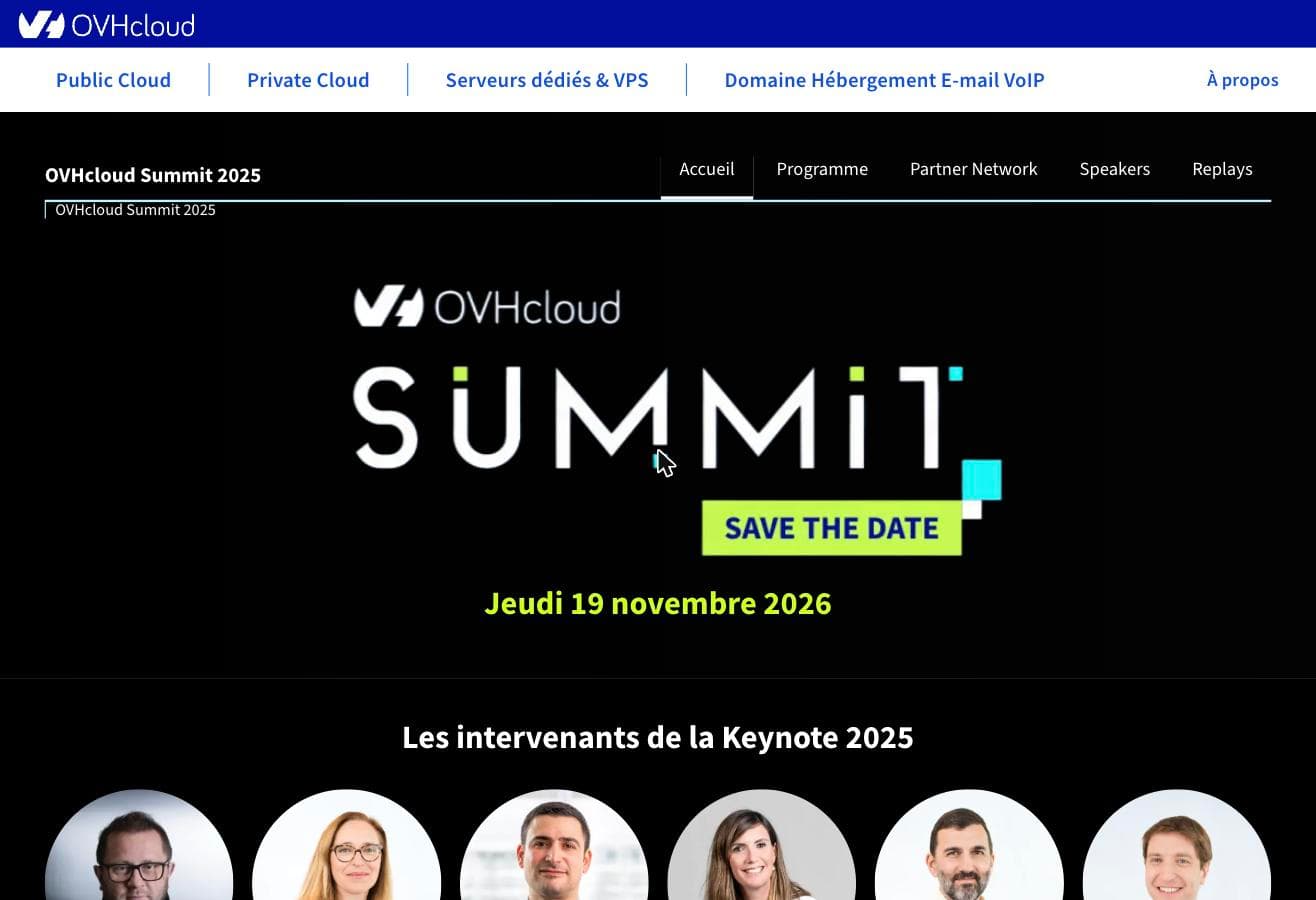OVHcloud Summit — Paris