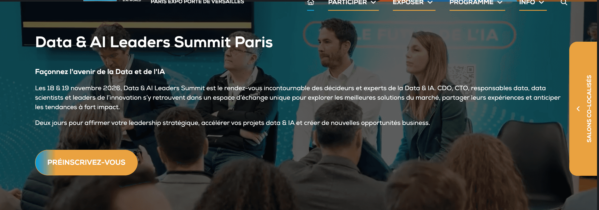 Data & AI Leaders Summit Paris — événement tech à Paris (2026)