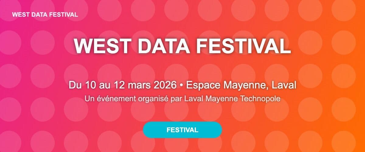 Site West Data Festival 2026 - Du 10 au 12 mars, Espace Mayenne, Laval