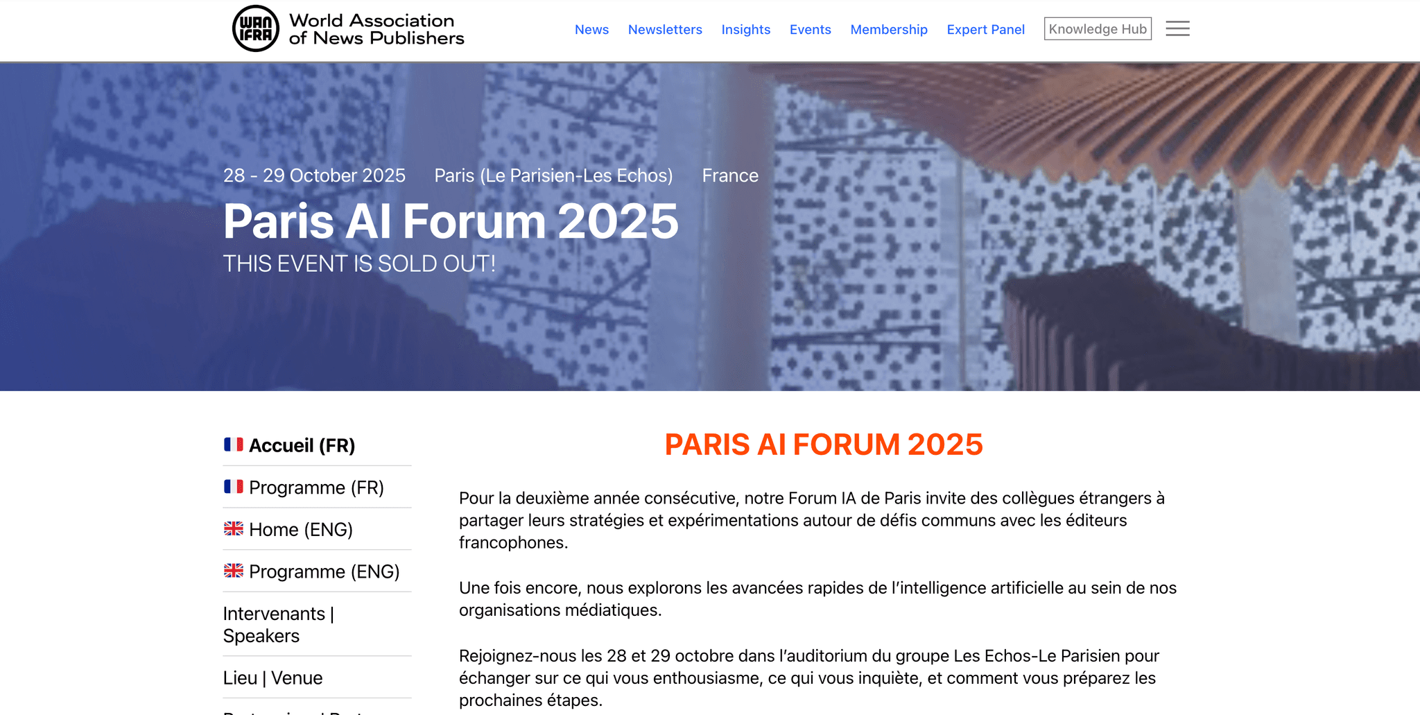 Paris AI Forum — événement tech à Paris (2026)