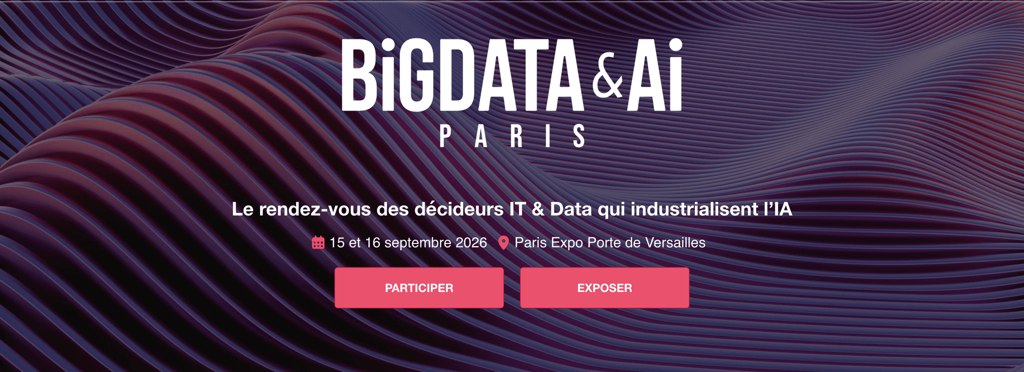 Big Data & AI Paris — salon data et IA à Paris