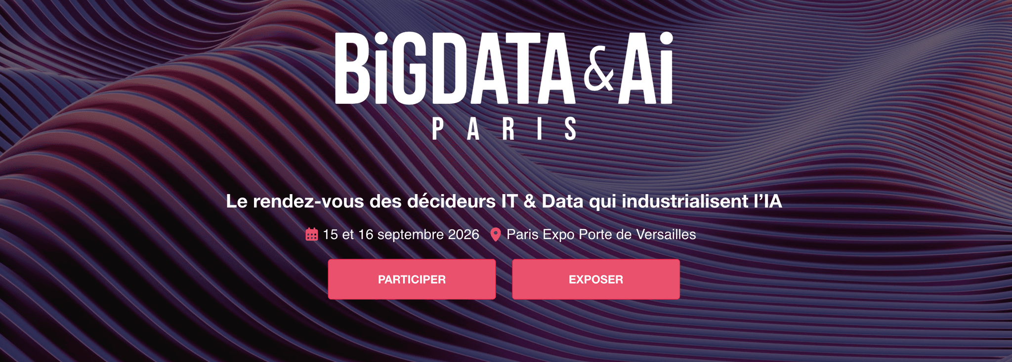 Big Data & AI Paris — événement tech à Paris (2026)