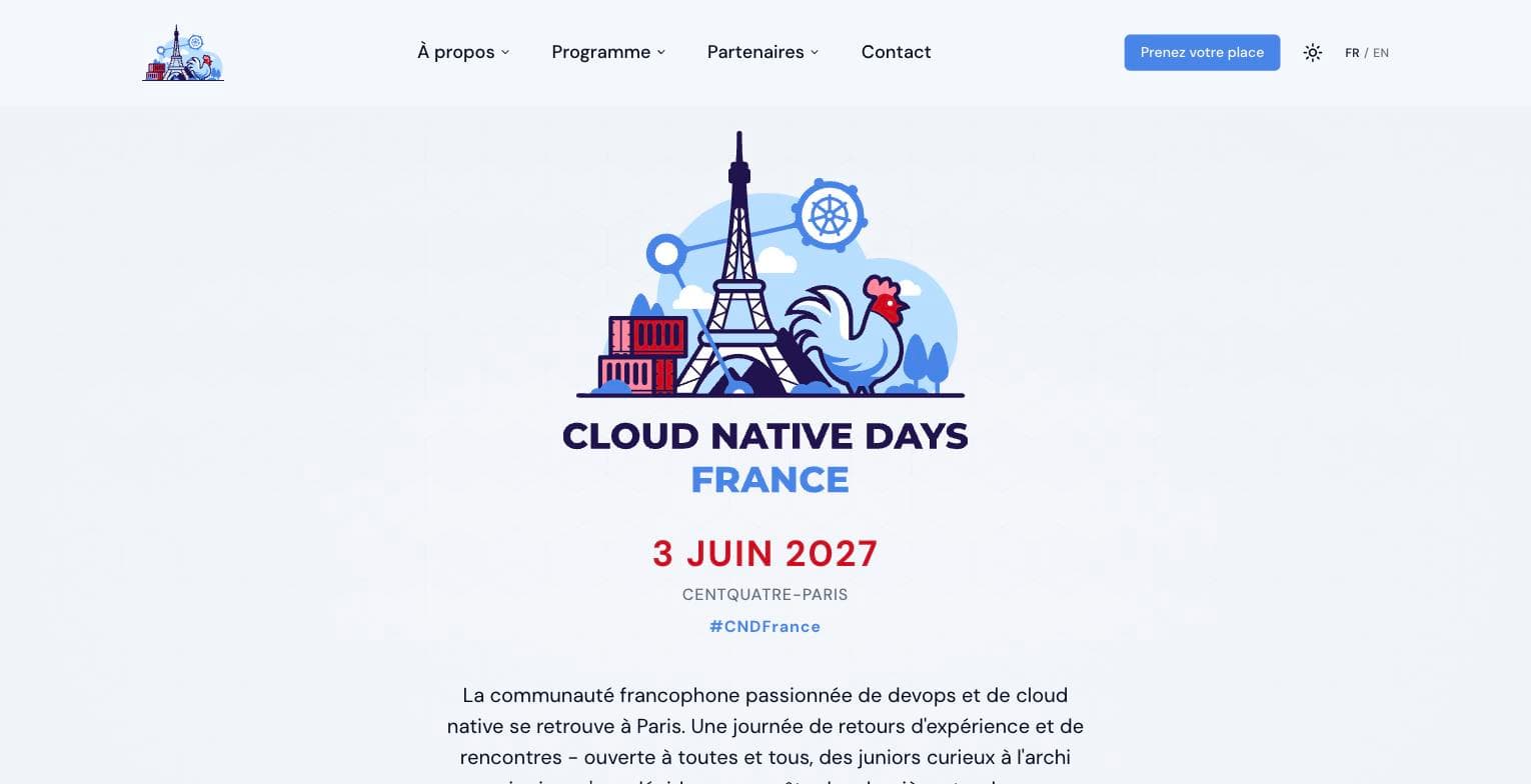 Cloud Native Days France — CENTQUATRE-PARIS