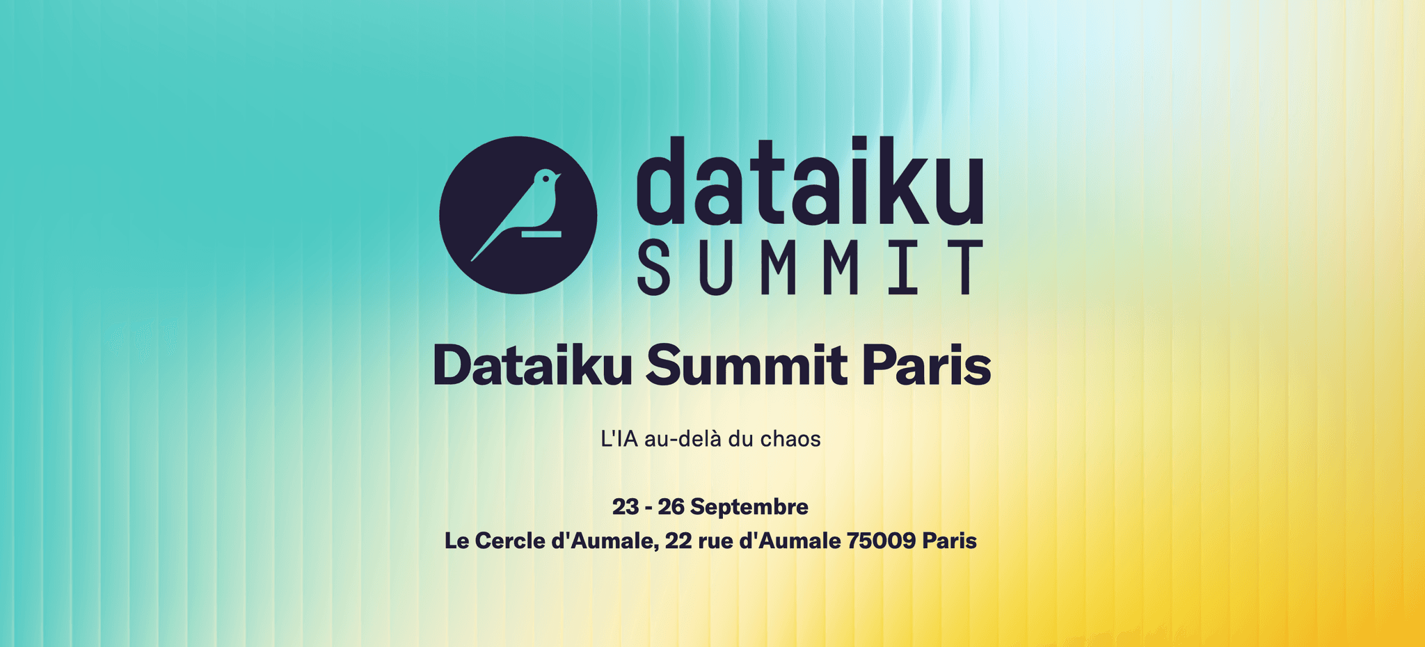 Dataiku Summit Paris — événement data et IA à Paris