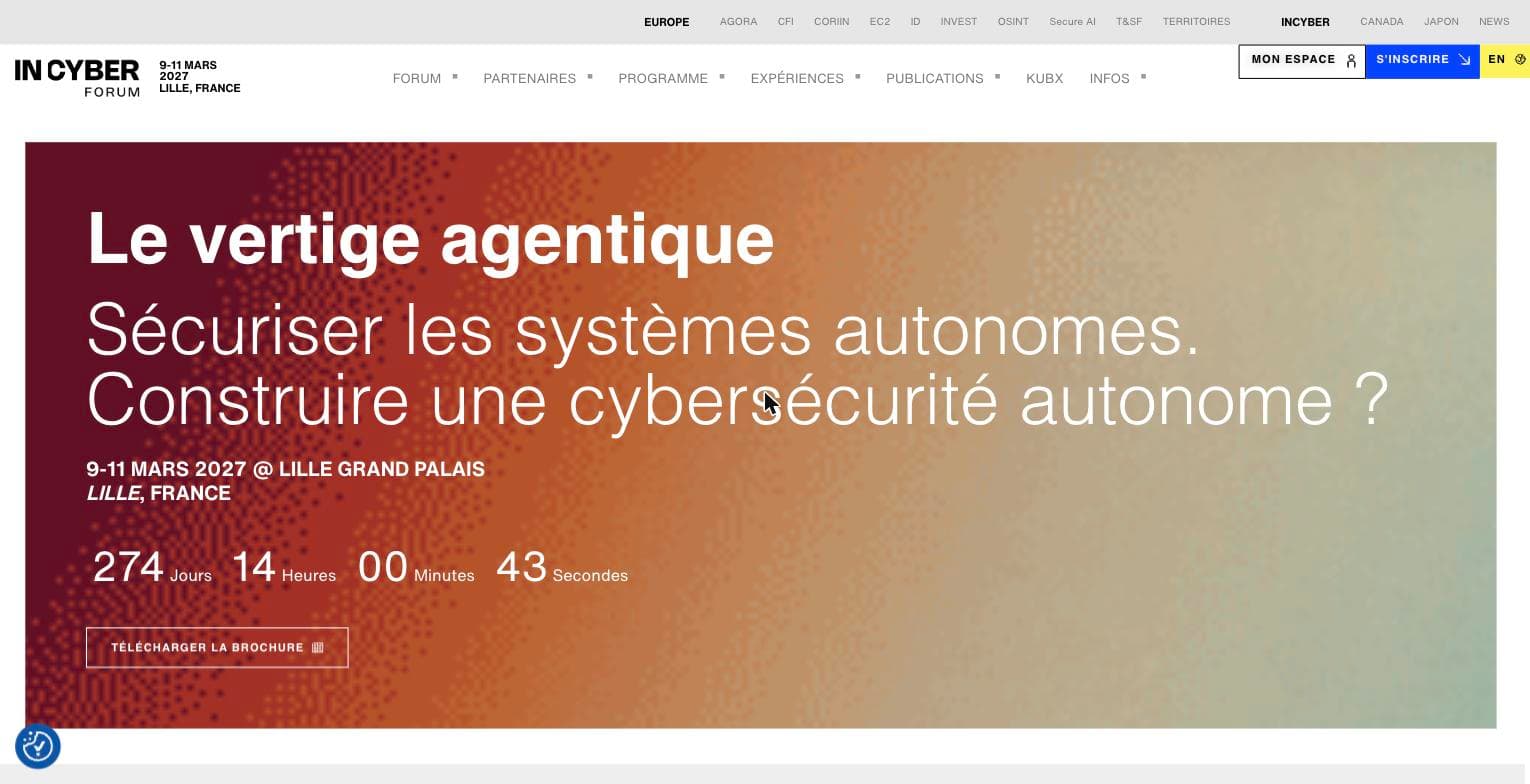 InCyber Forum Europe — Lille Grand Palais