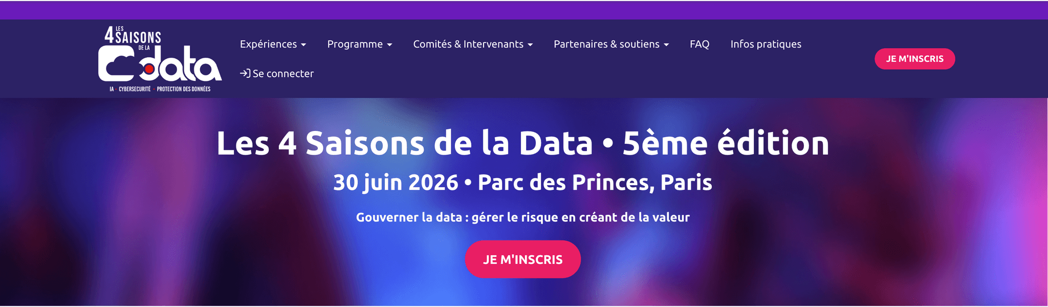 Les 4 Saisons de la Data — événement data à Paris