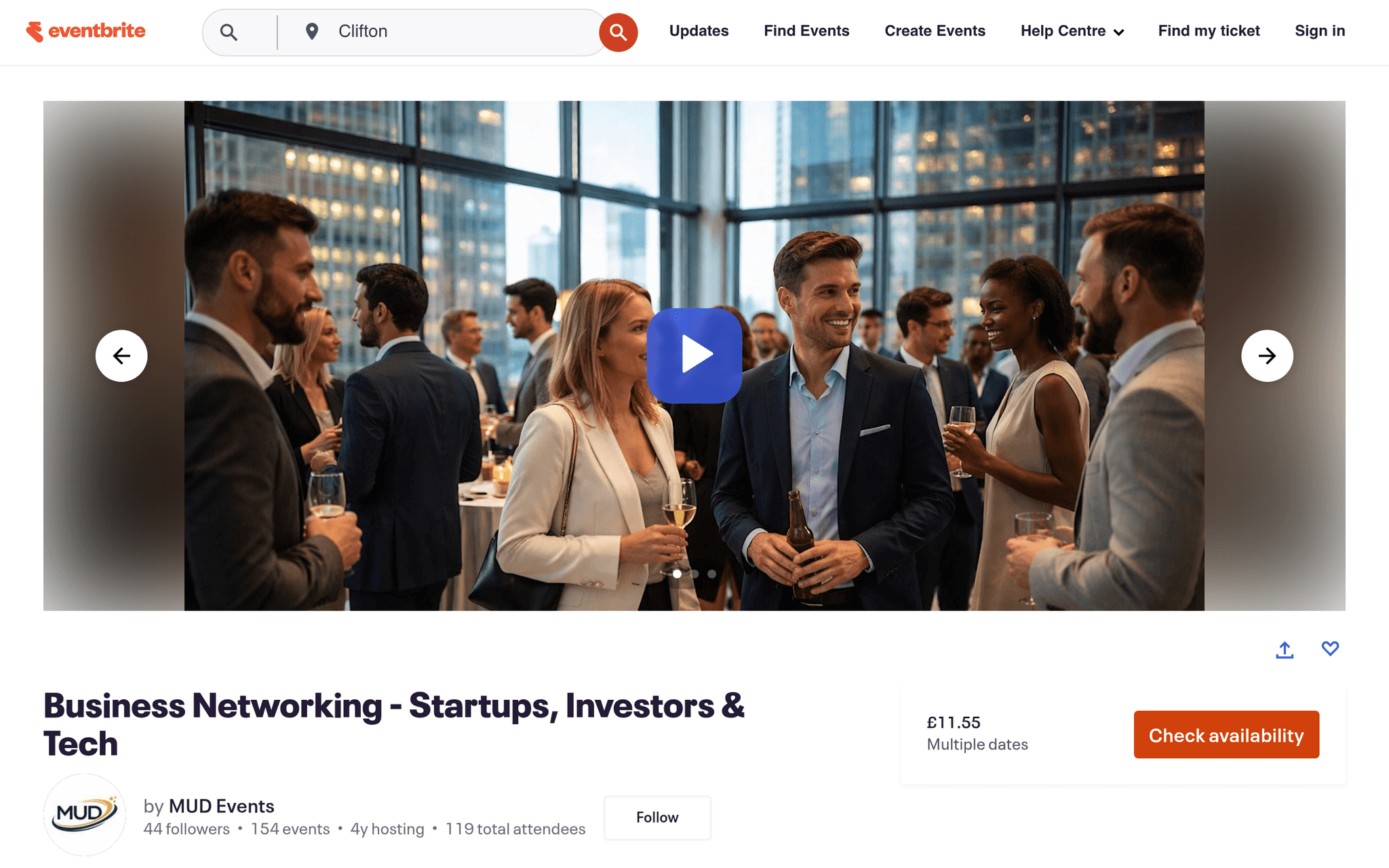 Business Networking - Startups, Investors & Tech — événement tech à Paris (2026)