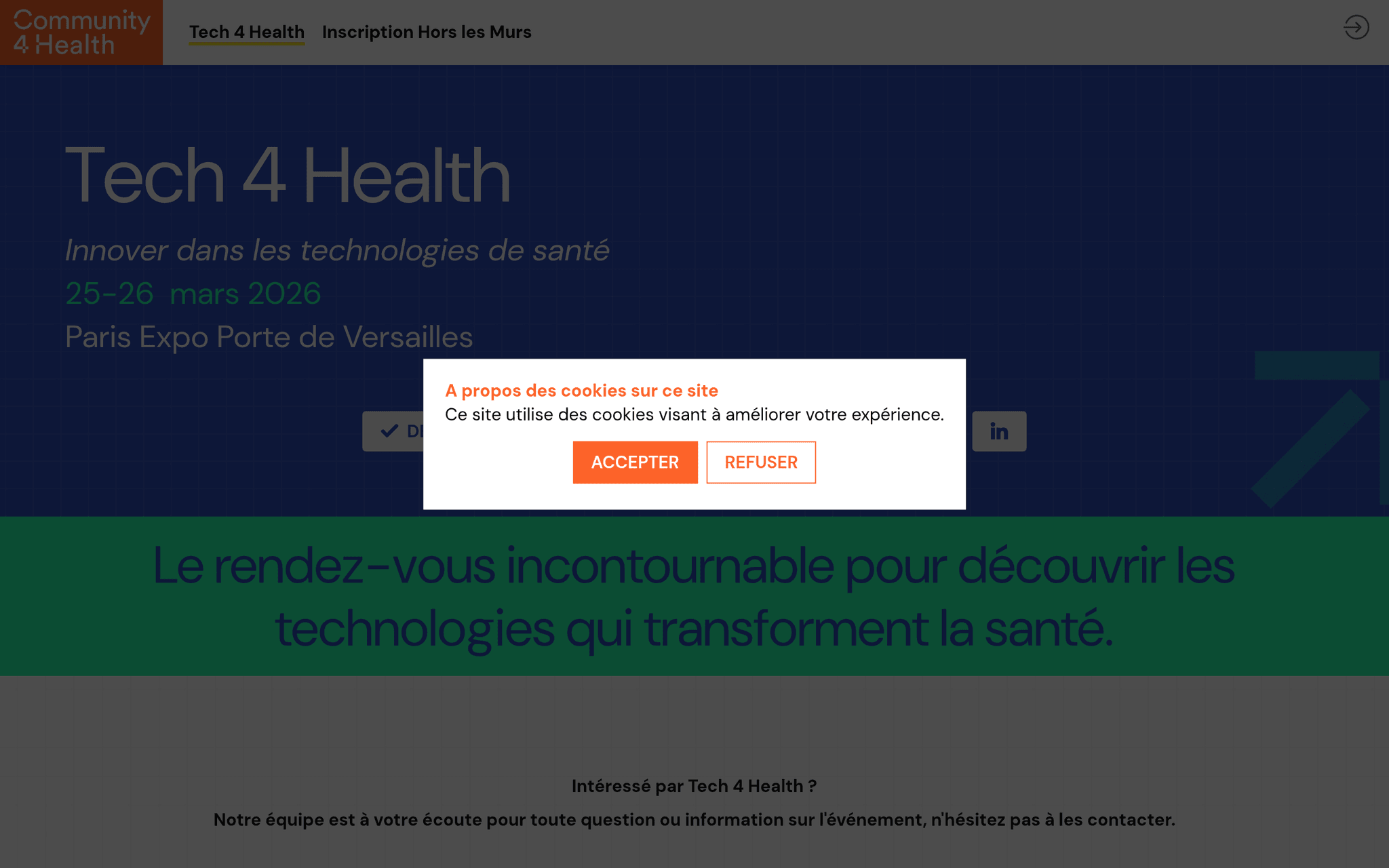 Tech 4 Health — Paris, événement Tier 3 sélectionné par Agenda Tech