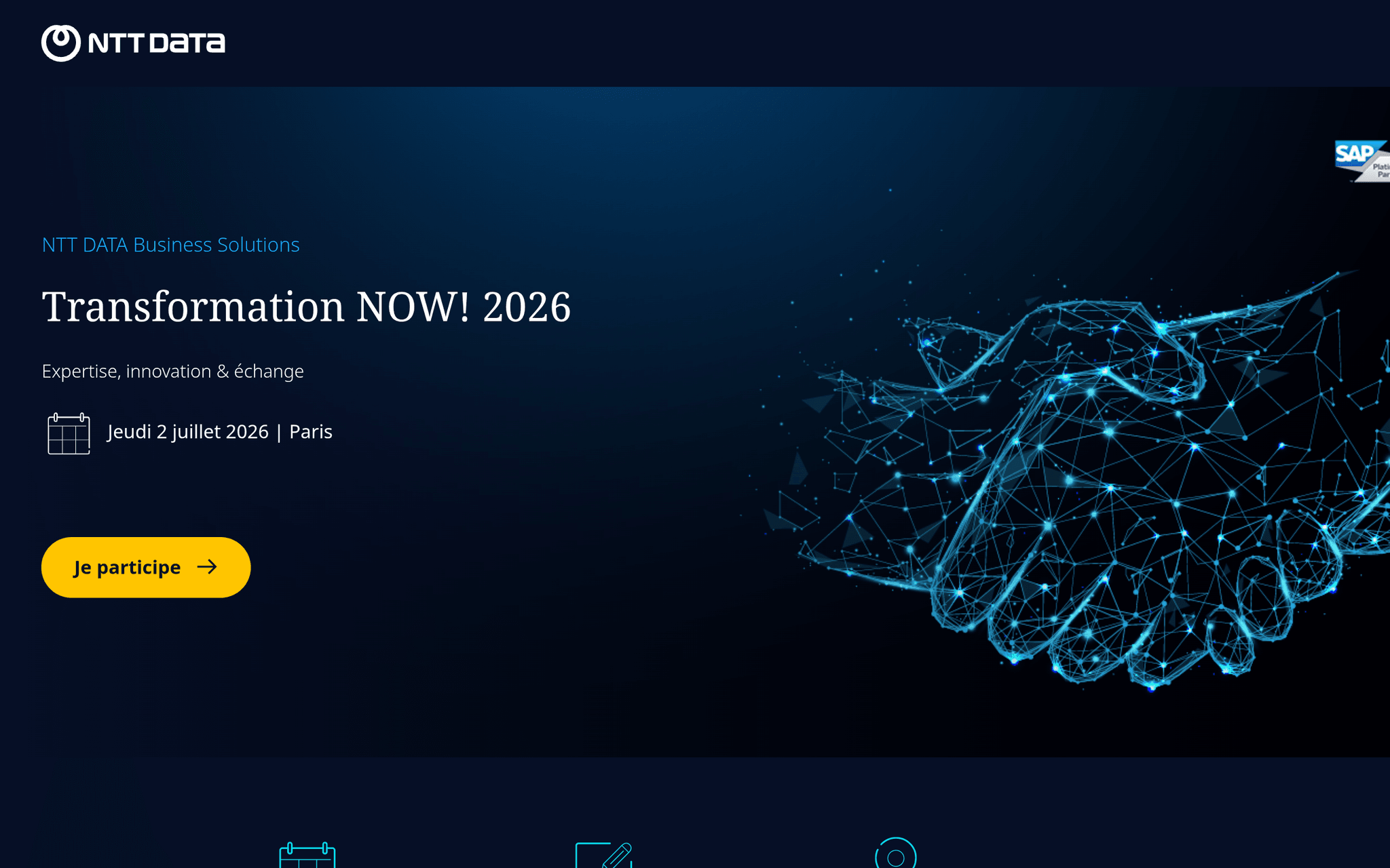 Transformation NOW! 2026 — Paris, événement Tier 3 sélectionné par Agenda Tech