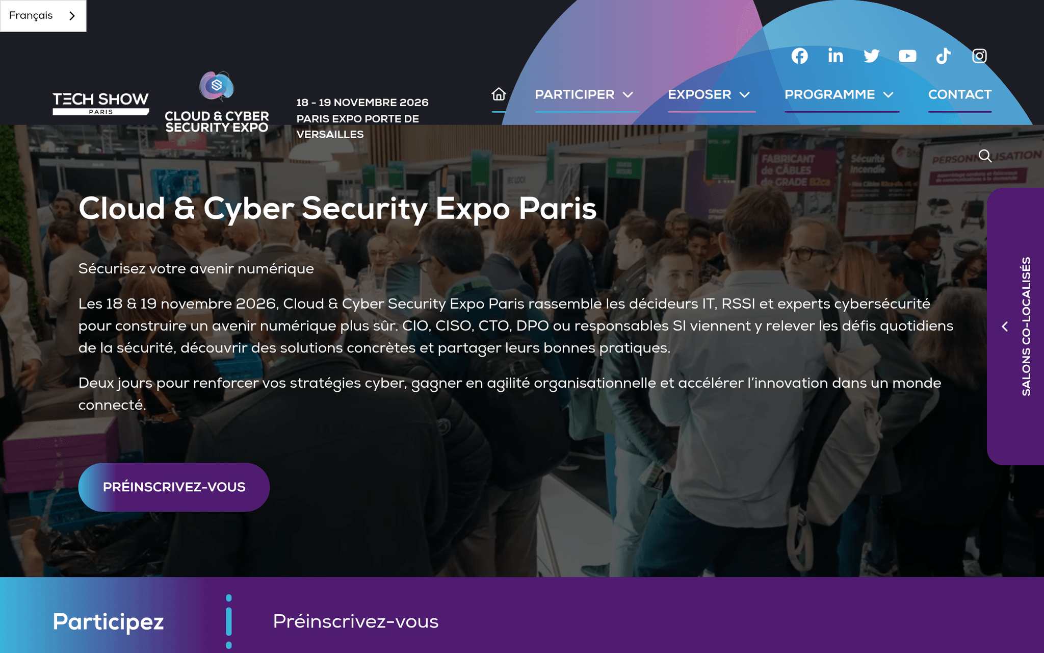 Cloud & Cyber Security Expo — événement tech à Paris (2026)