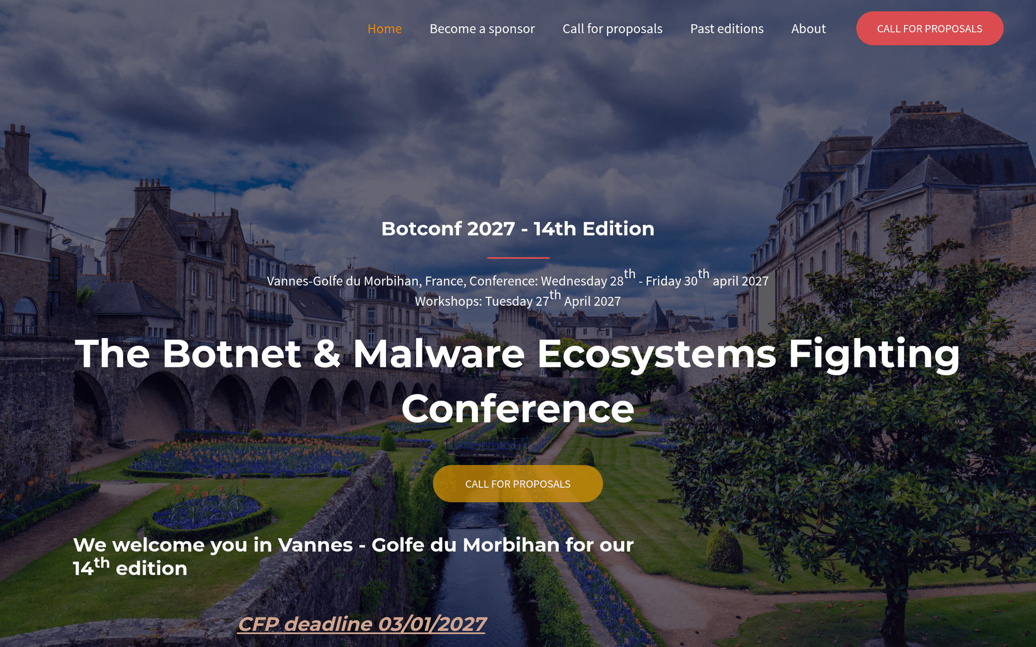 Botconf 2027 — Vannes