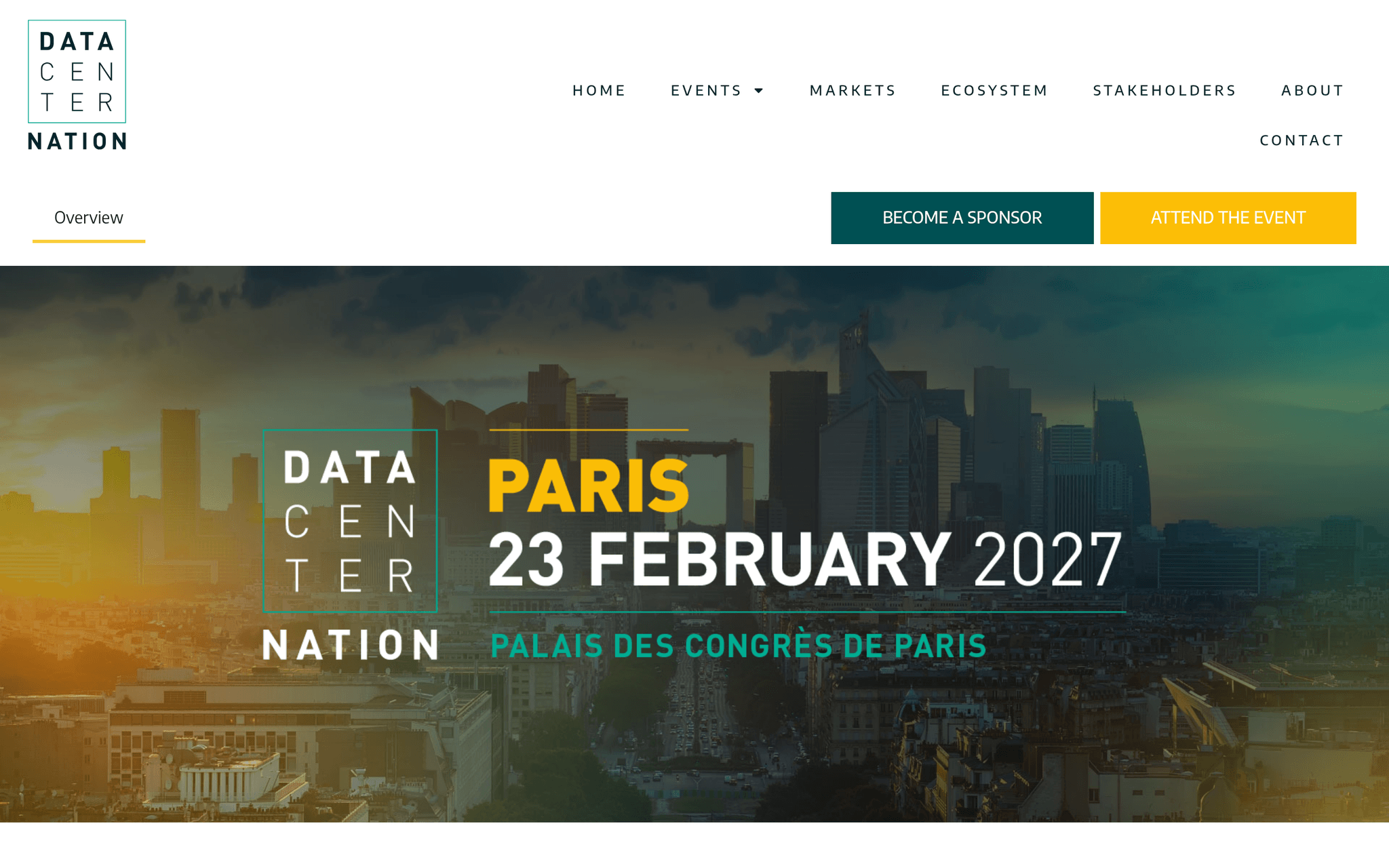 Data Center Nation Paris — événement tech à Paris (2027)