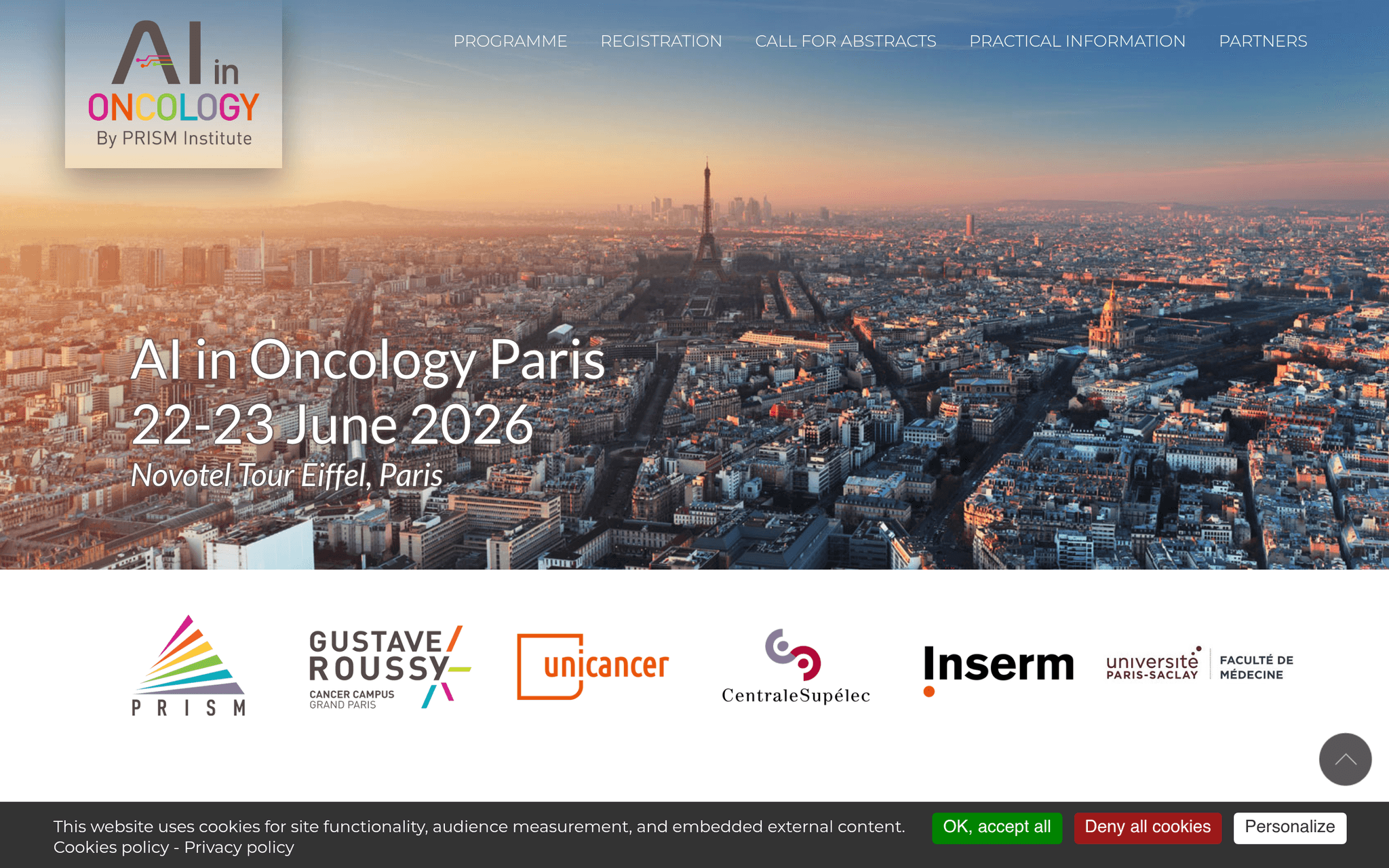 AI in Oncology Conference by IHU PRISM — événement tech à Paris (2026)