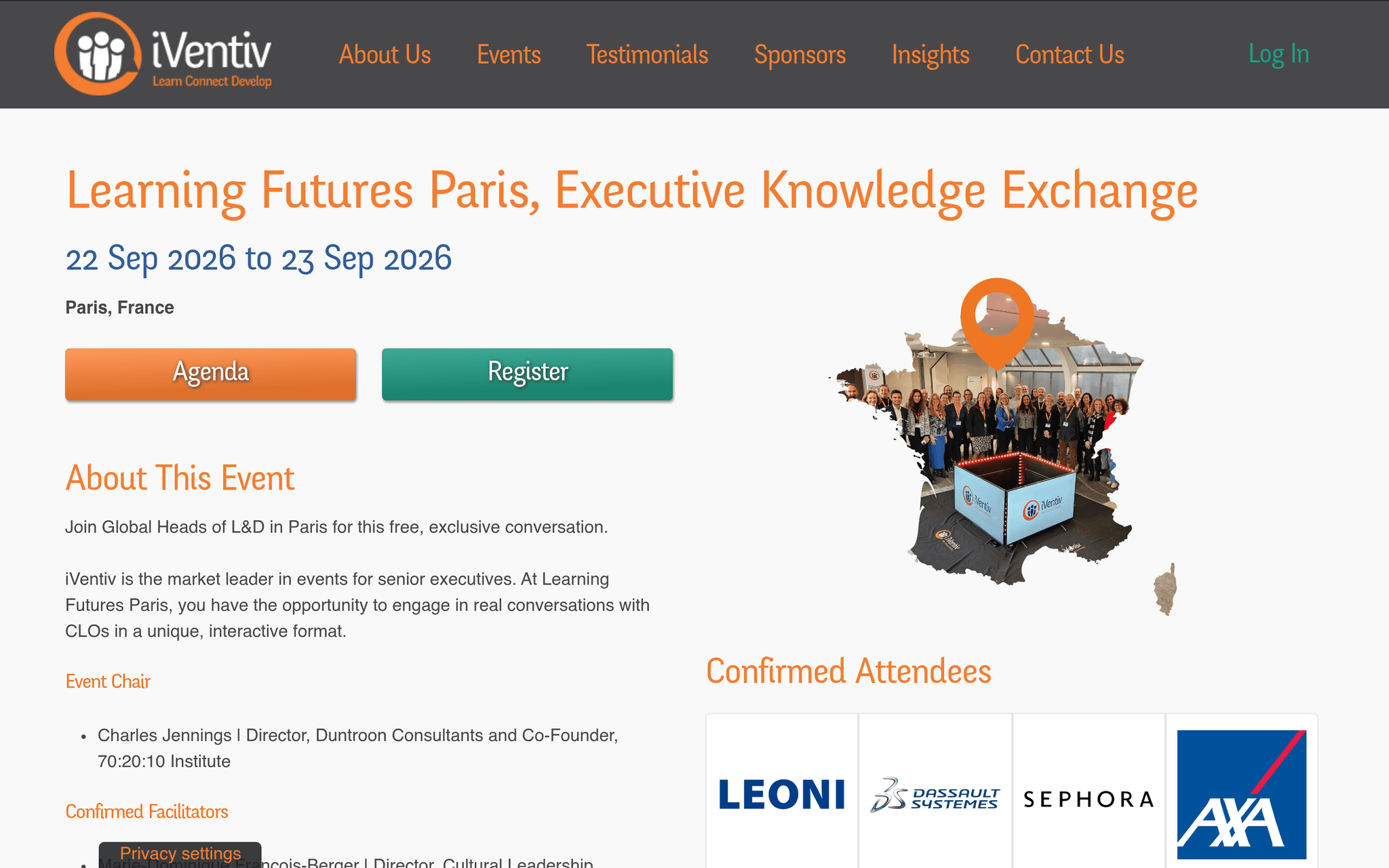 Learning Futures Paris: Executive Knowledge Exchange — événement tech à Serris (2026)