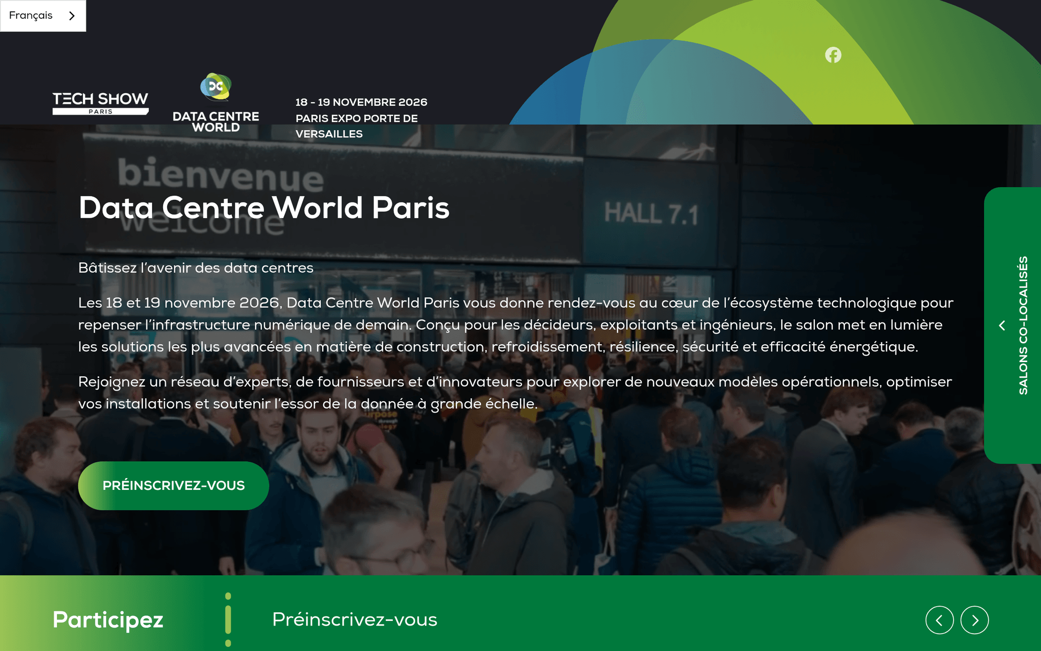 Data Centre World — événement tech à Paris (2026)