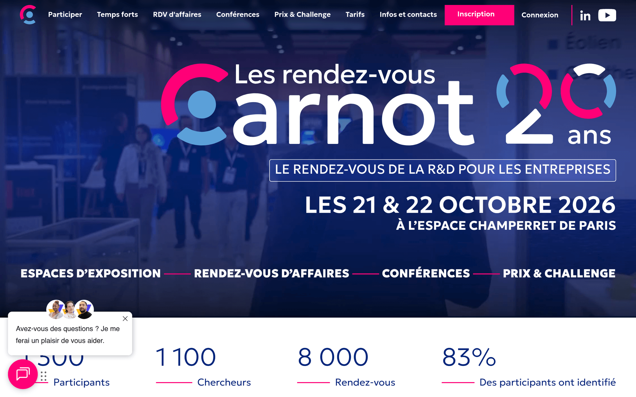 Les Rendez-Vous Carnot — événement tech à Paris (2026)