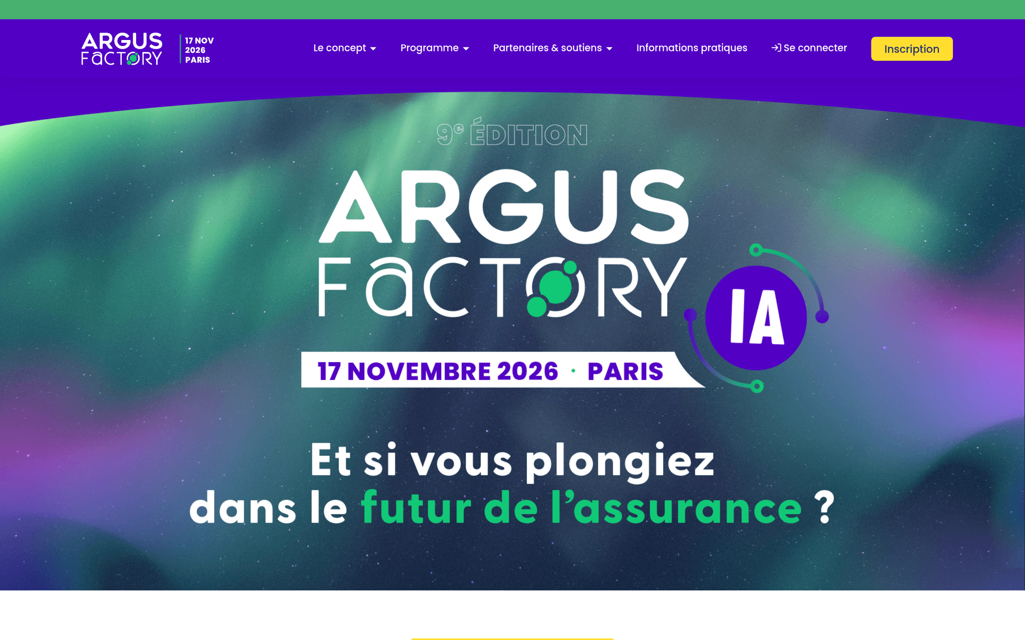 Argus Factory — événement tech à Paris (2026)