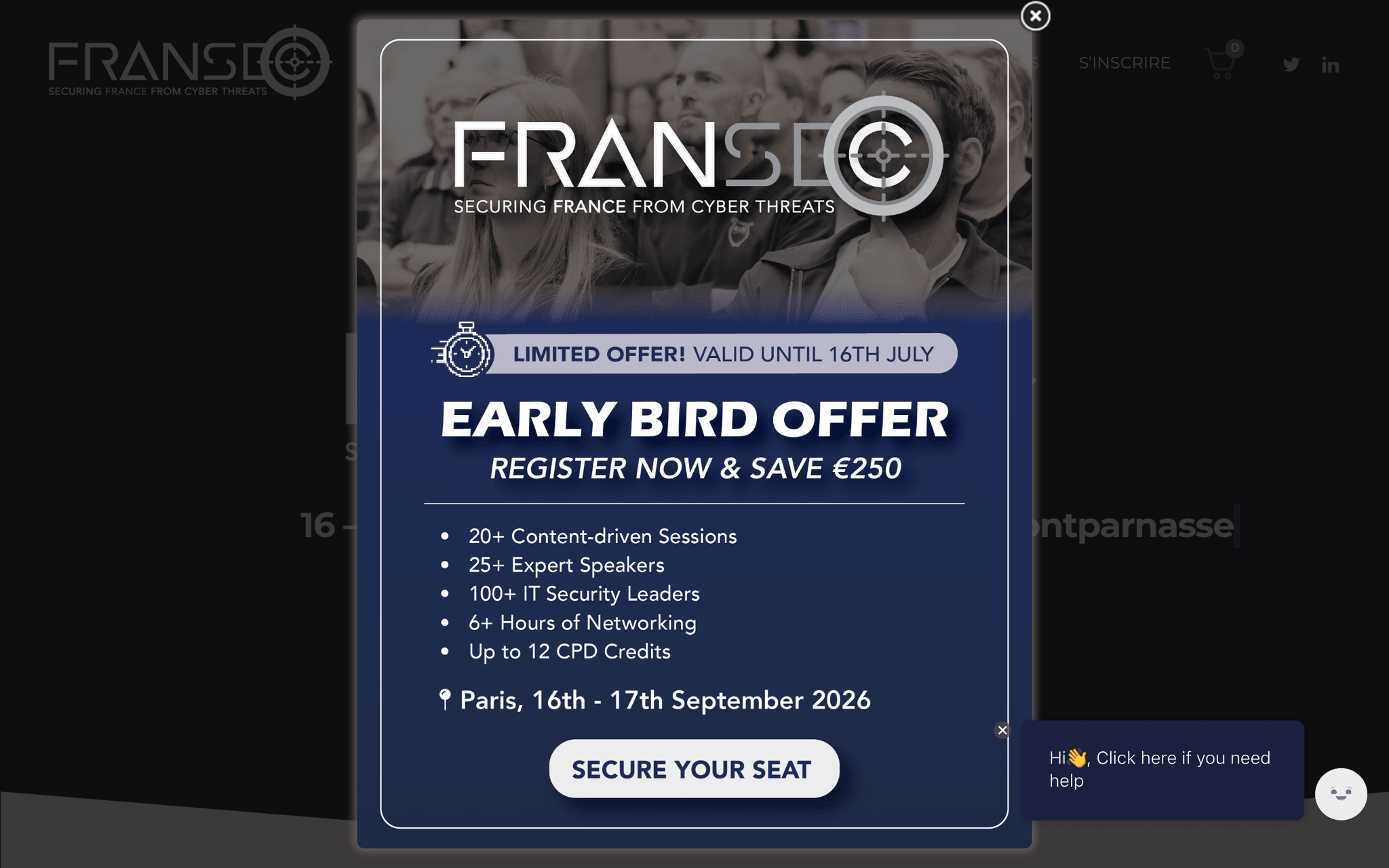 FranSec Cyber Summit — événement tech à Paris (2026)
