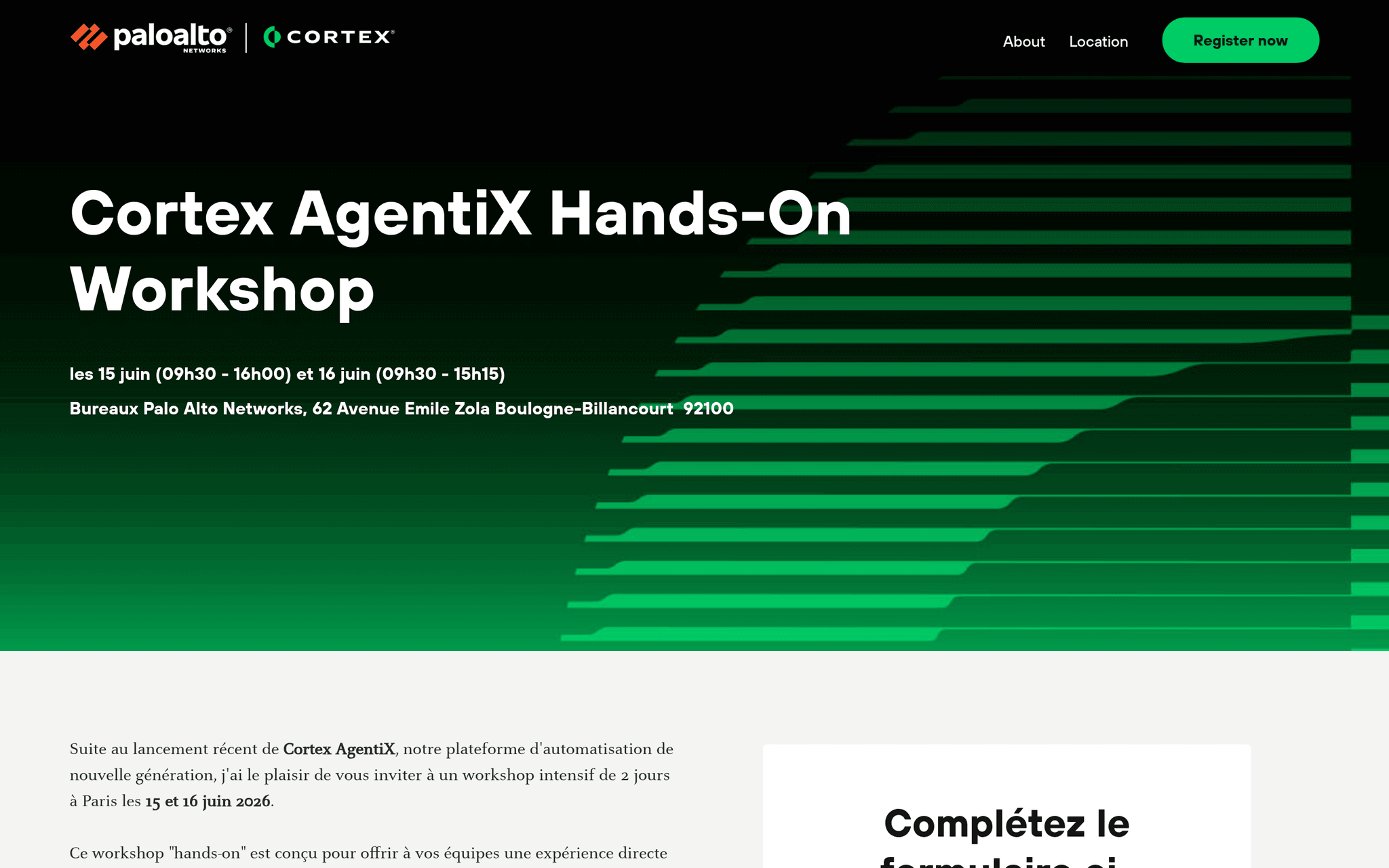 Cortex AgentiX Hands-On Workshop — Boulogne-Billancourt, événement Tier 3 sélectionné par Agenda Tech