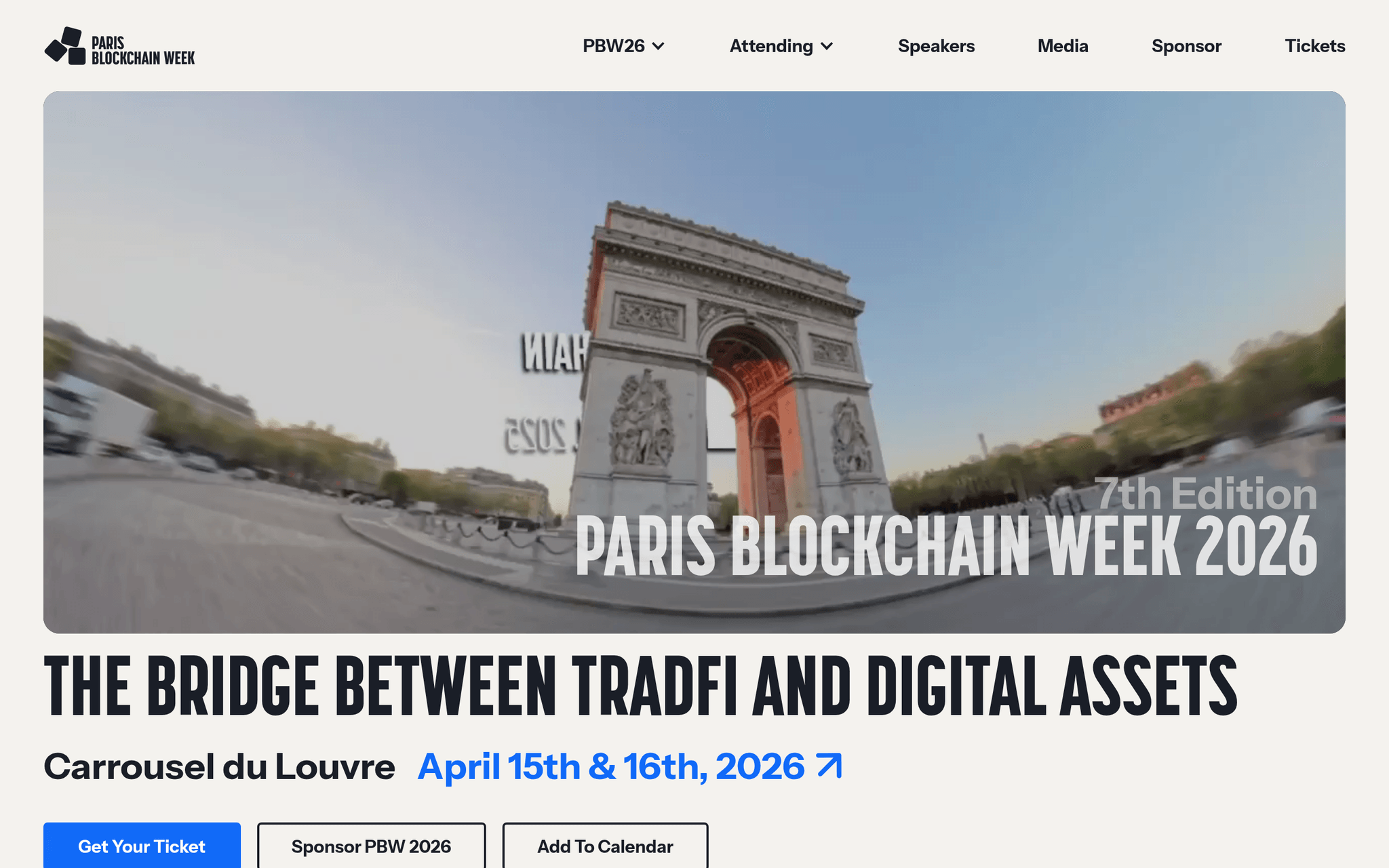 Paris Blockchain Week — Paris, événement Tier 2 sélectionné par Agenda Tech
