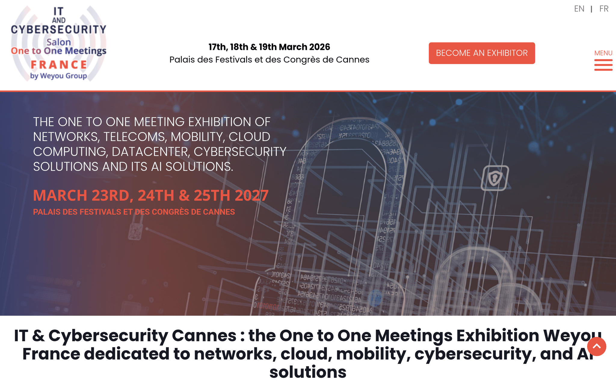 IT & Cybersecurity Meeting — événement tech à Cannes (2027)