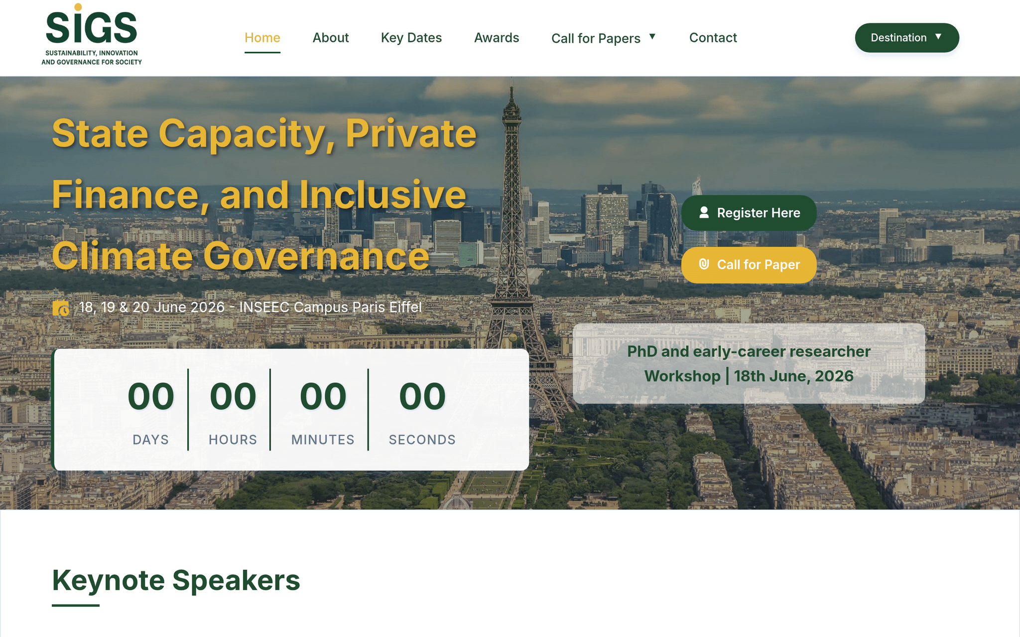 Sustainability, Innovation And Governance For Society Conference — Paris, événement Tier 3 sélectionné par Agenda Tech