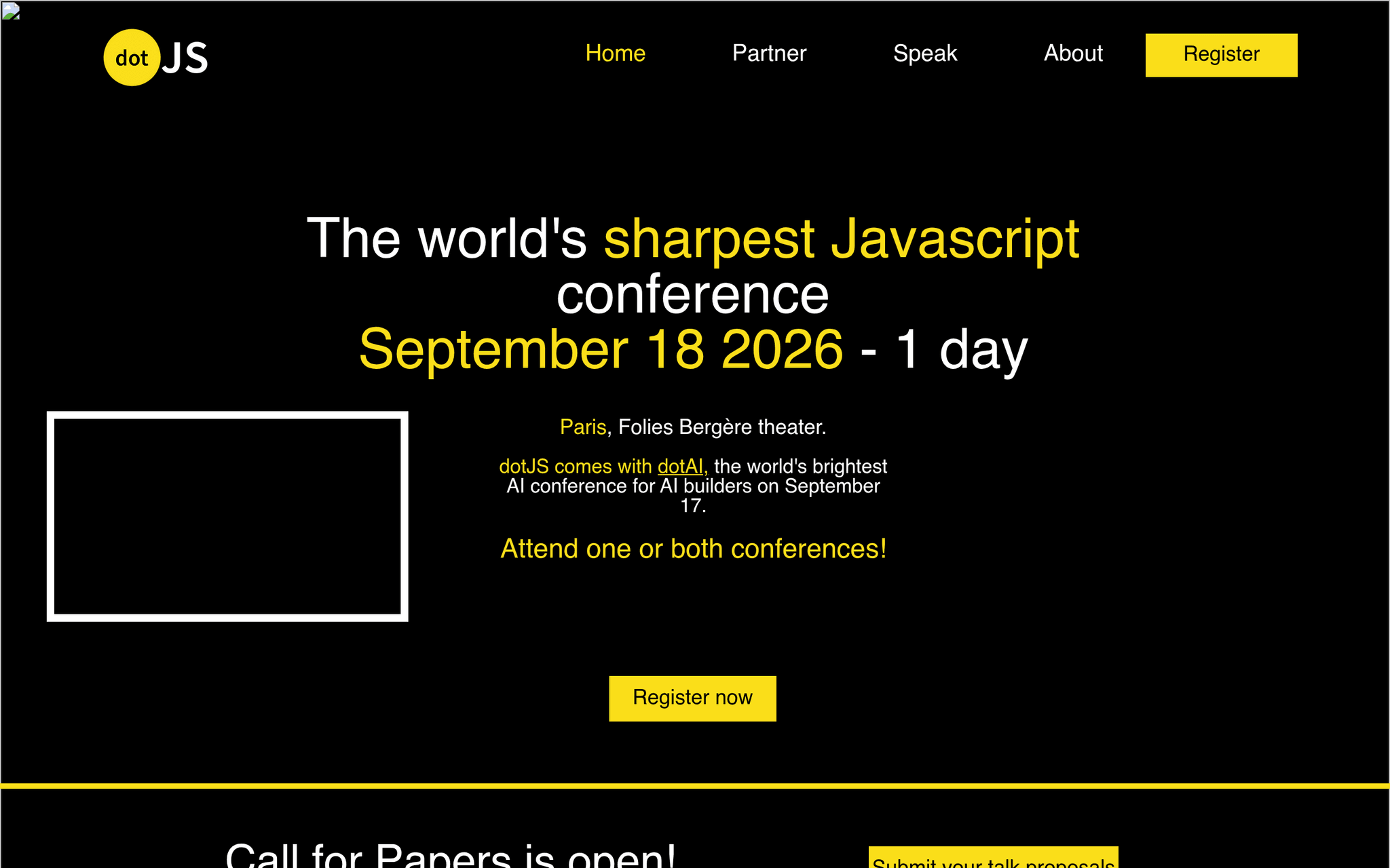 dotJS — événement tech à Paris (2026)