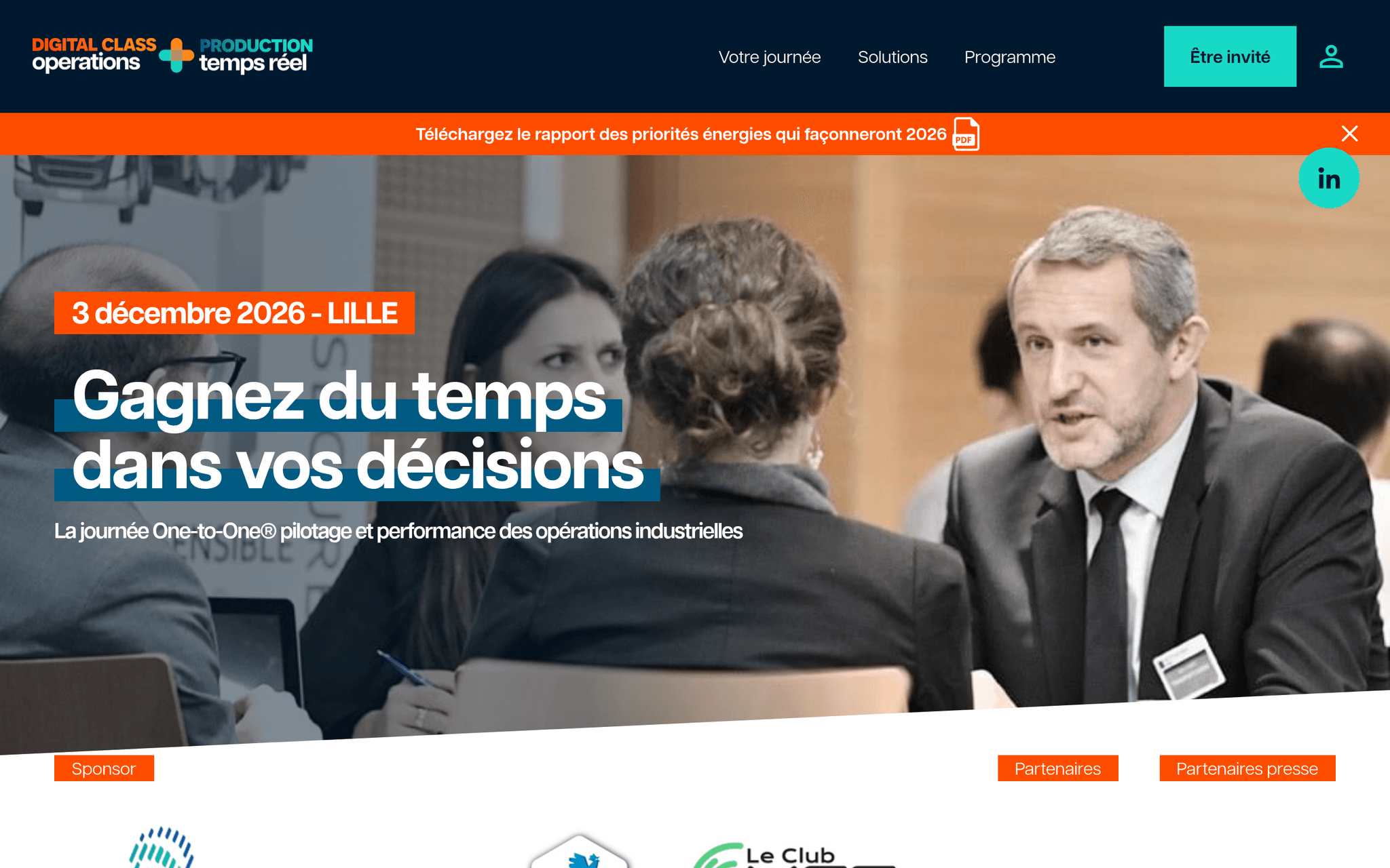 Digital Class Operations Real Time Production — événement tech à Lille (2026)