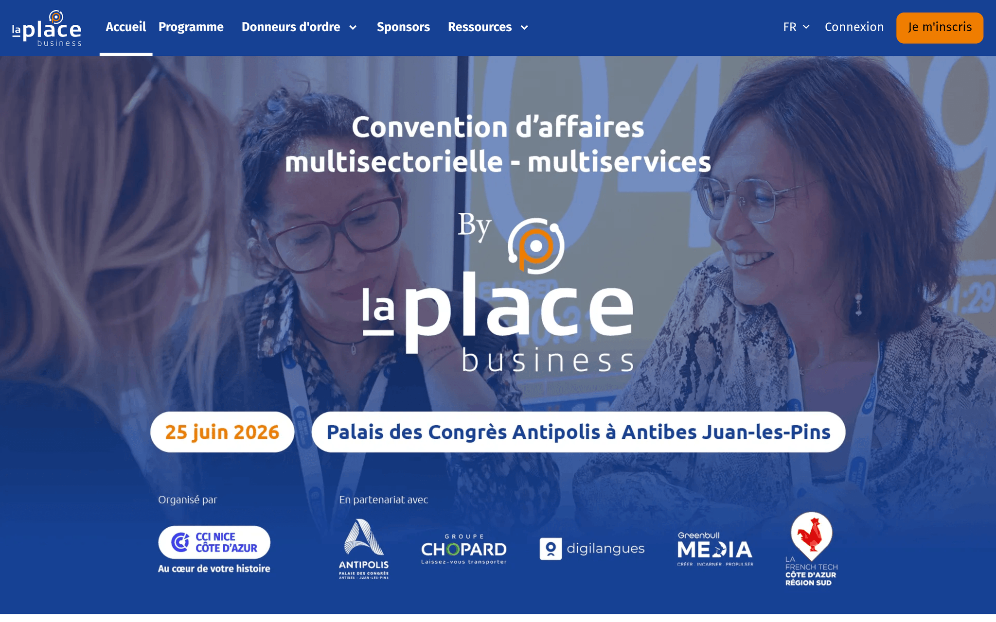 Convention d'Affaires La Place Business — Antibes, événement Tier 3 sélectionné par Agenda Tech