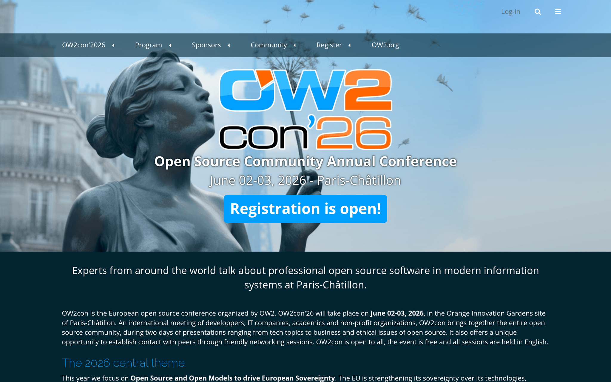 OW2con — événement tech à Paris (2026)