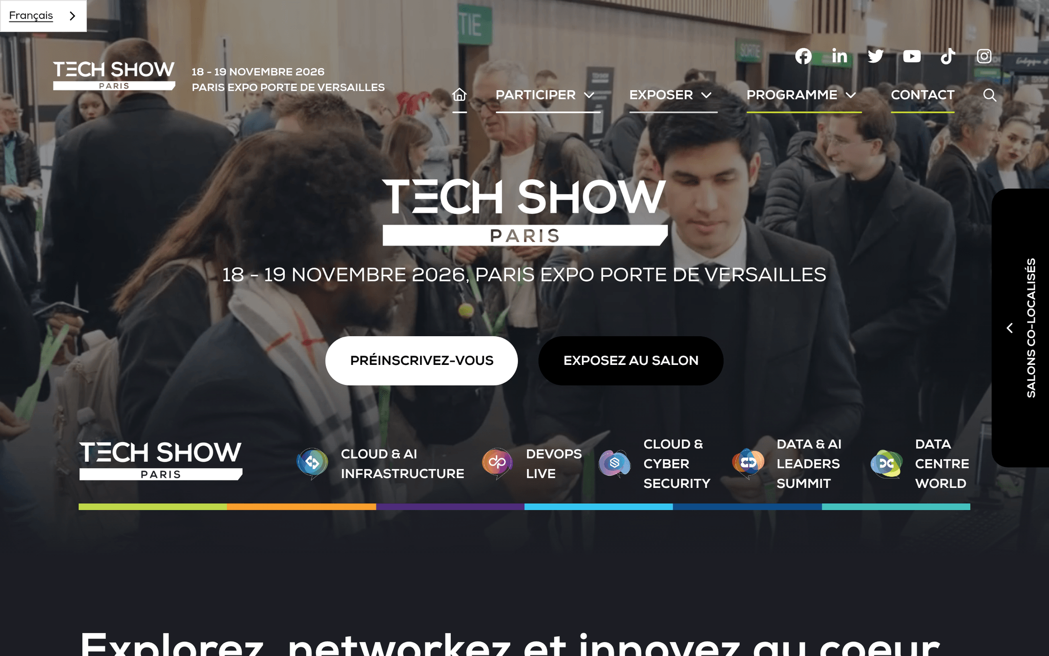 Tech Show Paris — événement tech (2026)