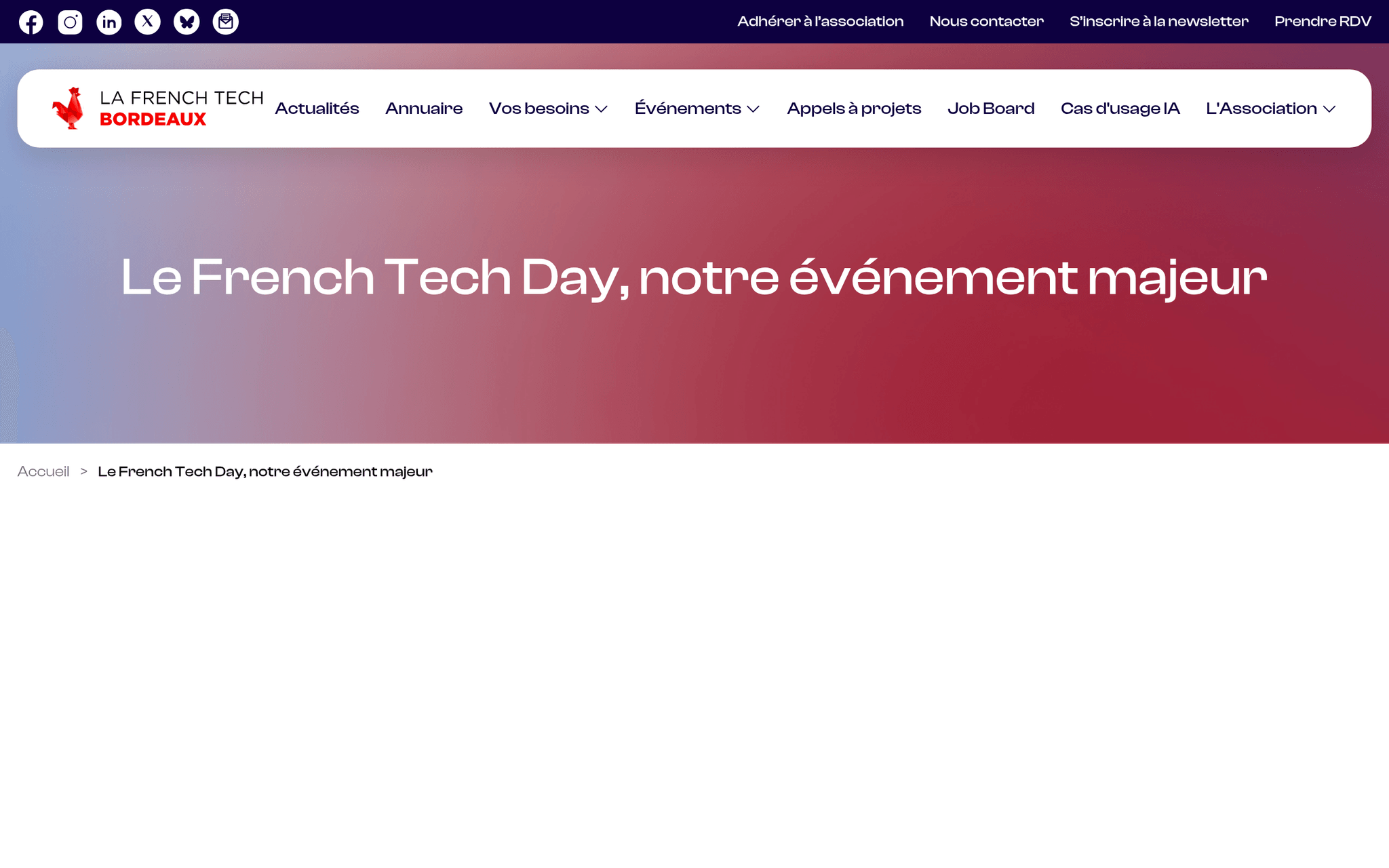 French Tech Day — Bordeaux, événement Tier 2 sélectionné par Agenda Tech