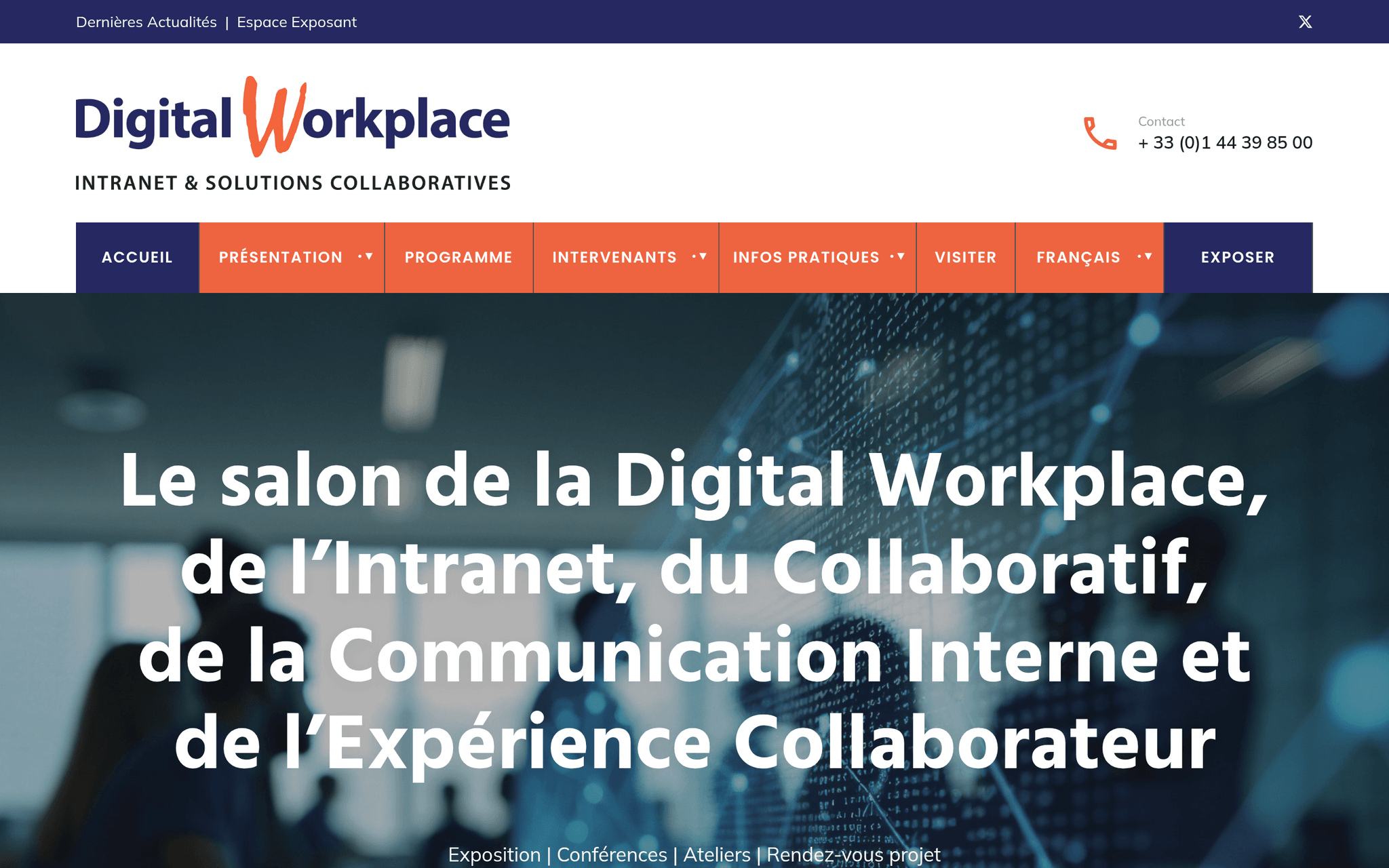 Digital Workplace, Intranet, Collaborative, Internal Communication and Employee Experience Show — événement tech à Paris (2027)