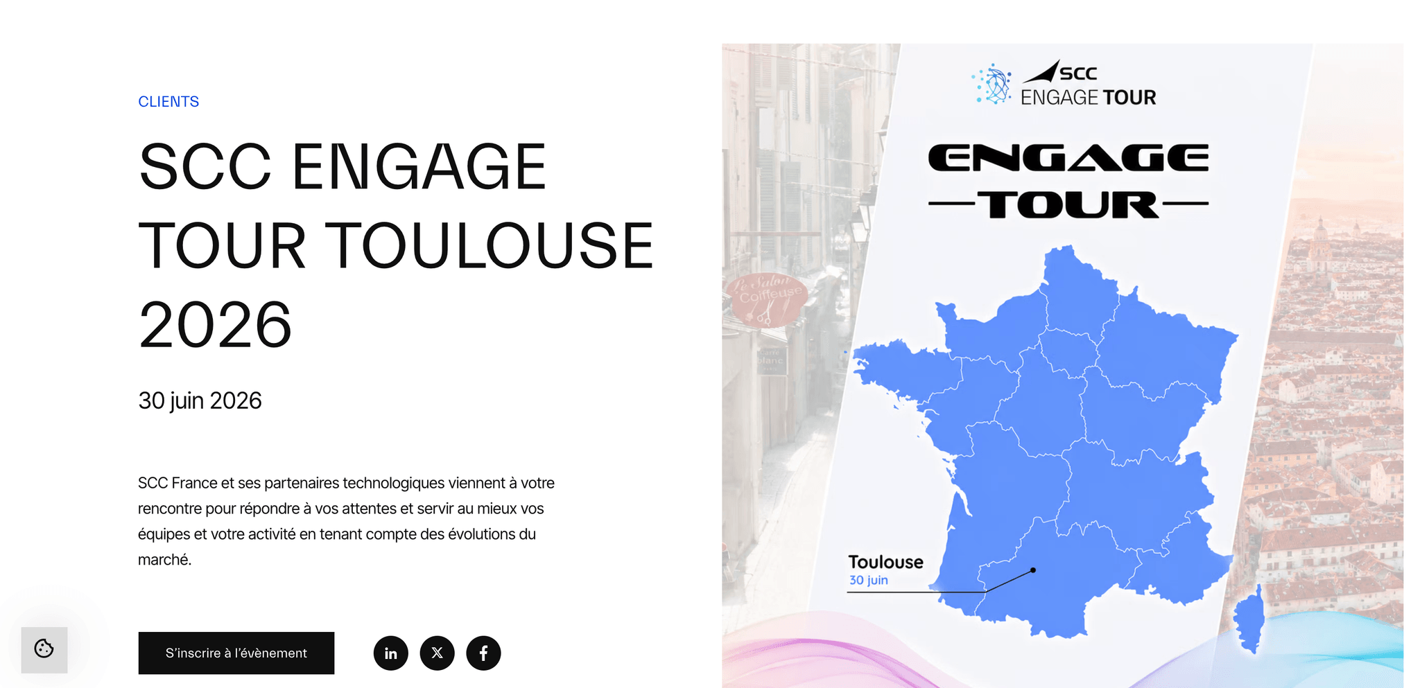 SCC Engage Tour Toulouse 2026 — Toulouse, événement Tier 3 sélectionné par Agenda Tech