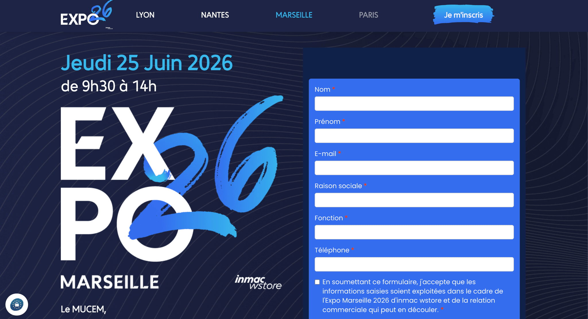 Expo 2026 — Marseille, événement Tier 2 sélectionné par Agenda Tech