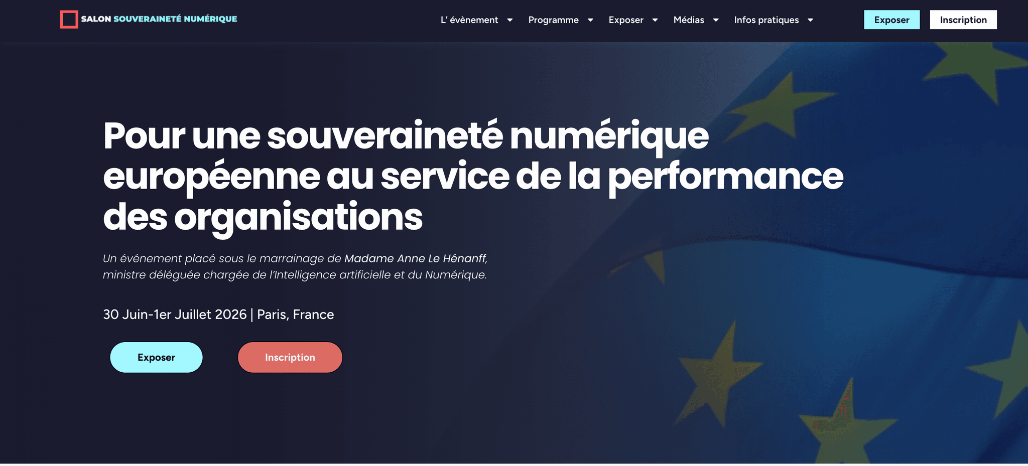 Salon Souveraineté Numérique 2026 — événement tech à Paris (2026)
