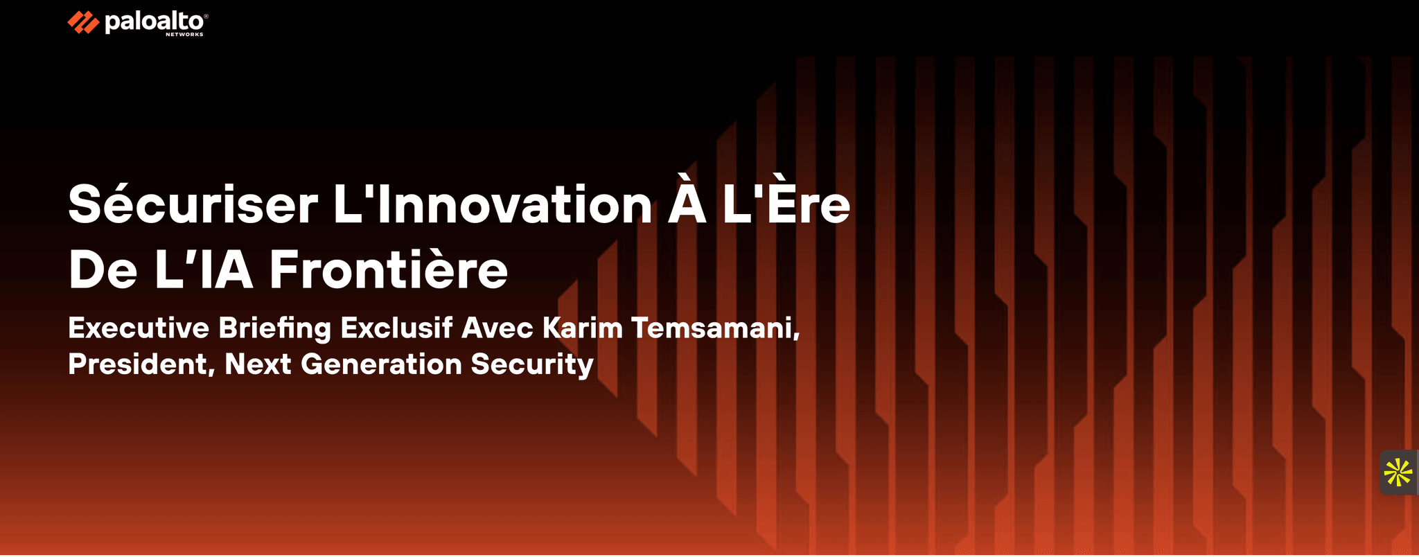 Palo Alto Networks Executive Briefing — Paris, événement Tier 3 sélectionné par Agenda Tech