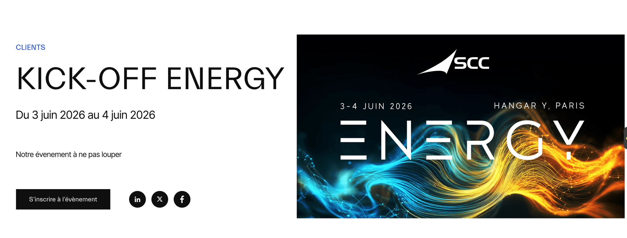 Kick-Off Energy — Meudon, événement Tier 3 sélectionné par Agenda Tech