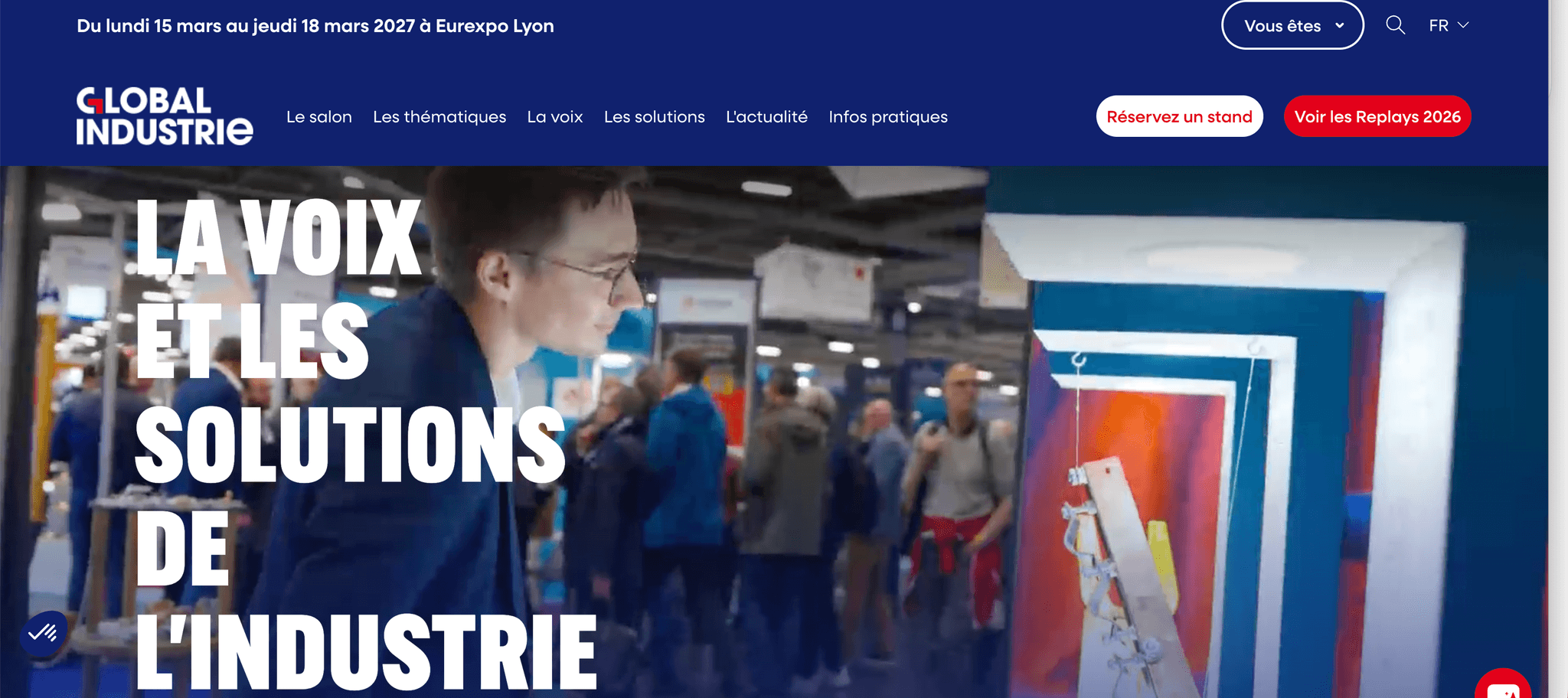 Global Industrie 2027 — Lyon, événement Tier 1 sélectionné par Agenda Tech