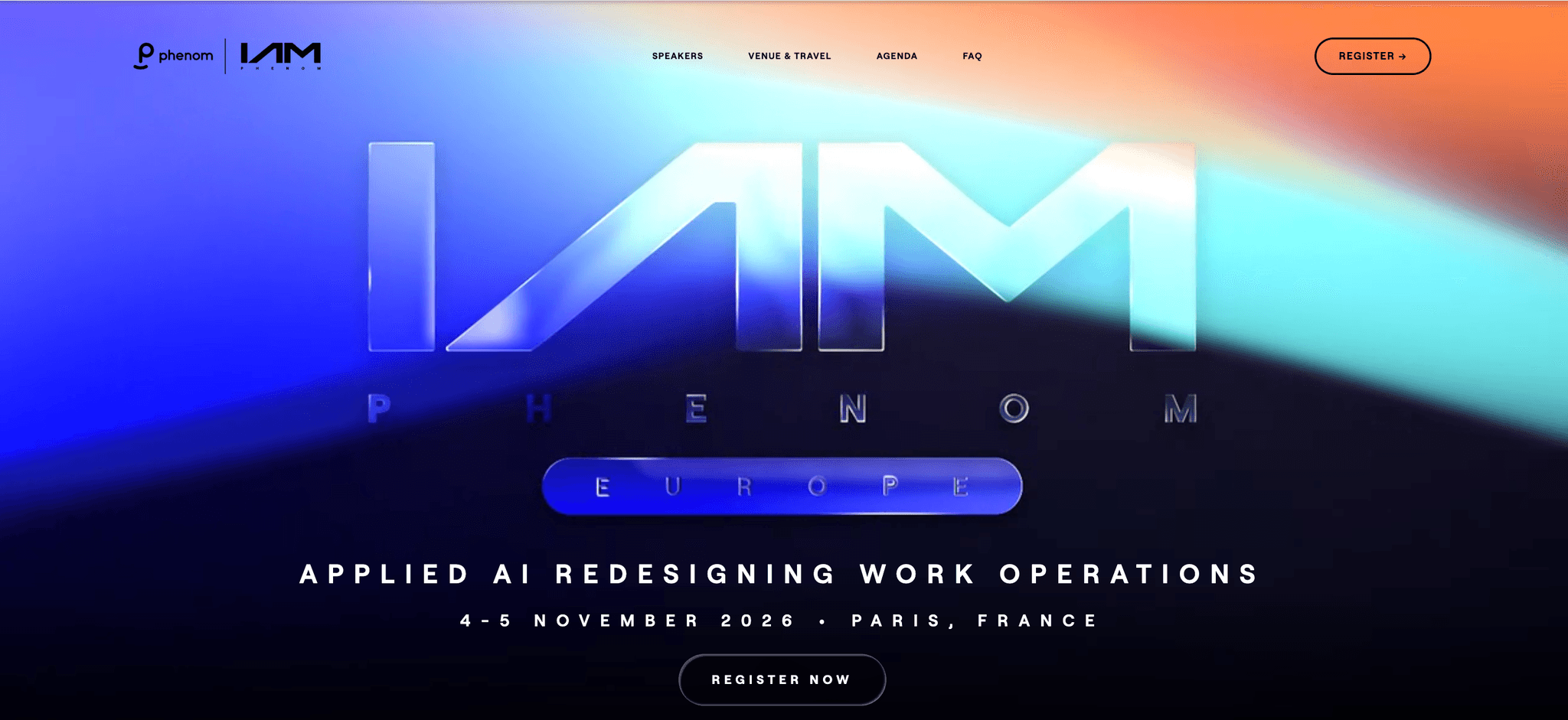 IAMPHENOM Europe 2026 — Paris (2026)