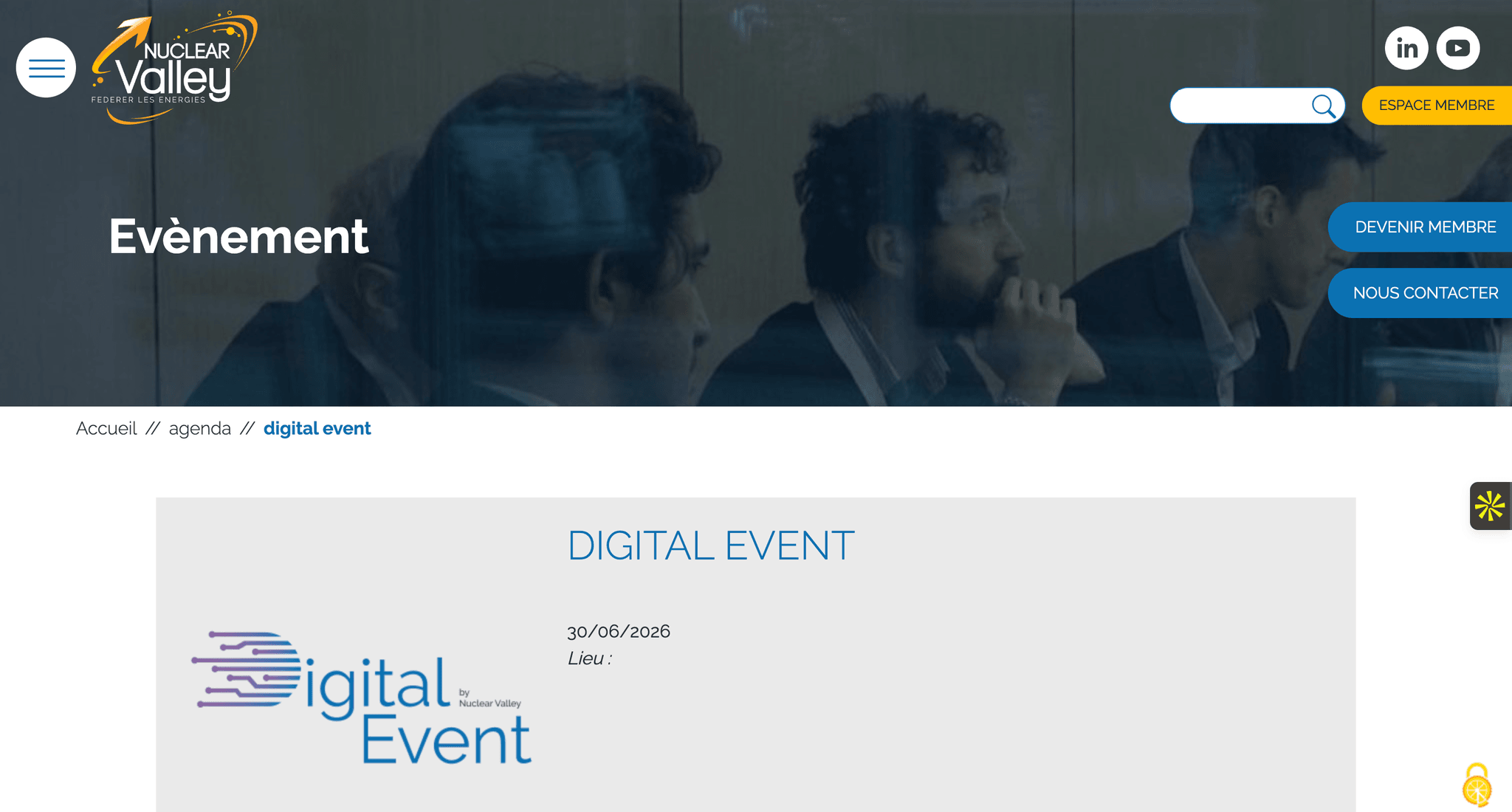 Digital Event 2026 — Lyon, événement Tier 3 sélectionné par Agenda Tech