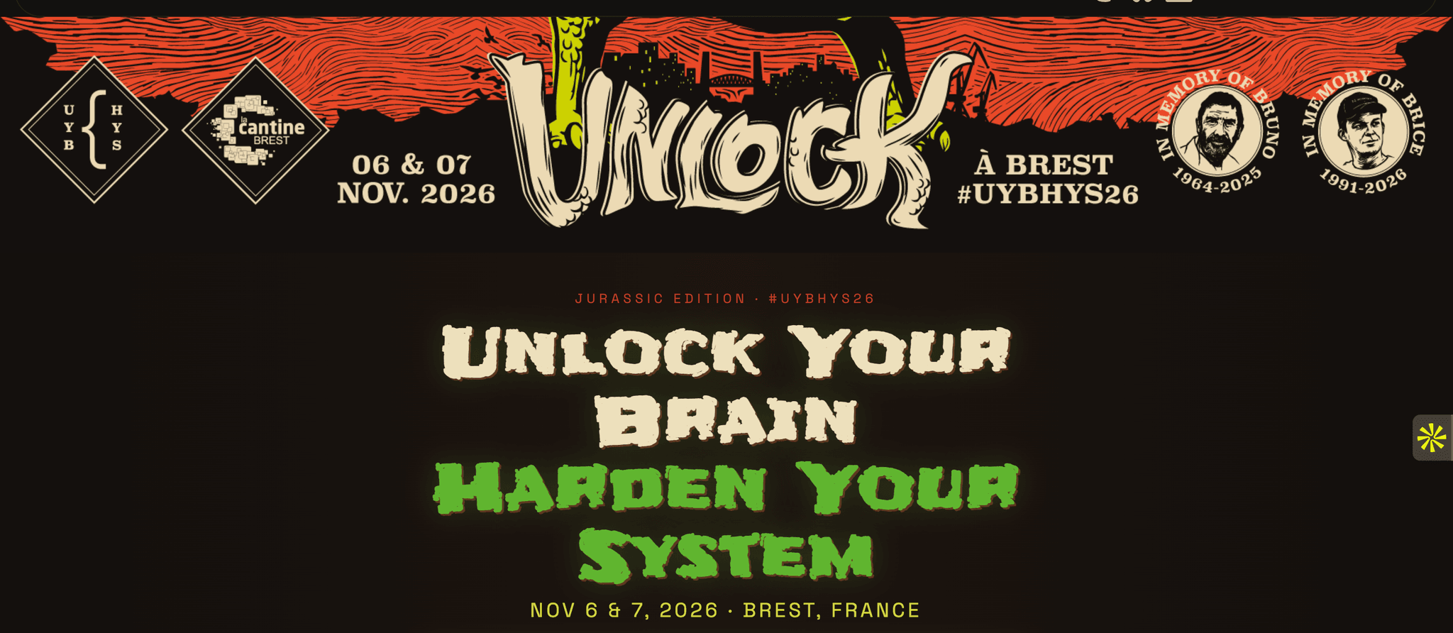Unlock Your Brain Harden Your System 2026 — Brest, événement Tier 3 sélectionné par Agenda Tech